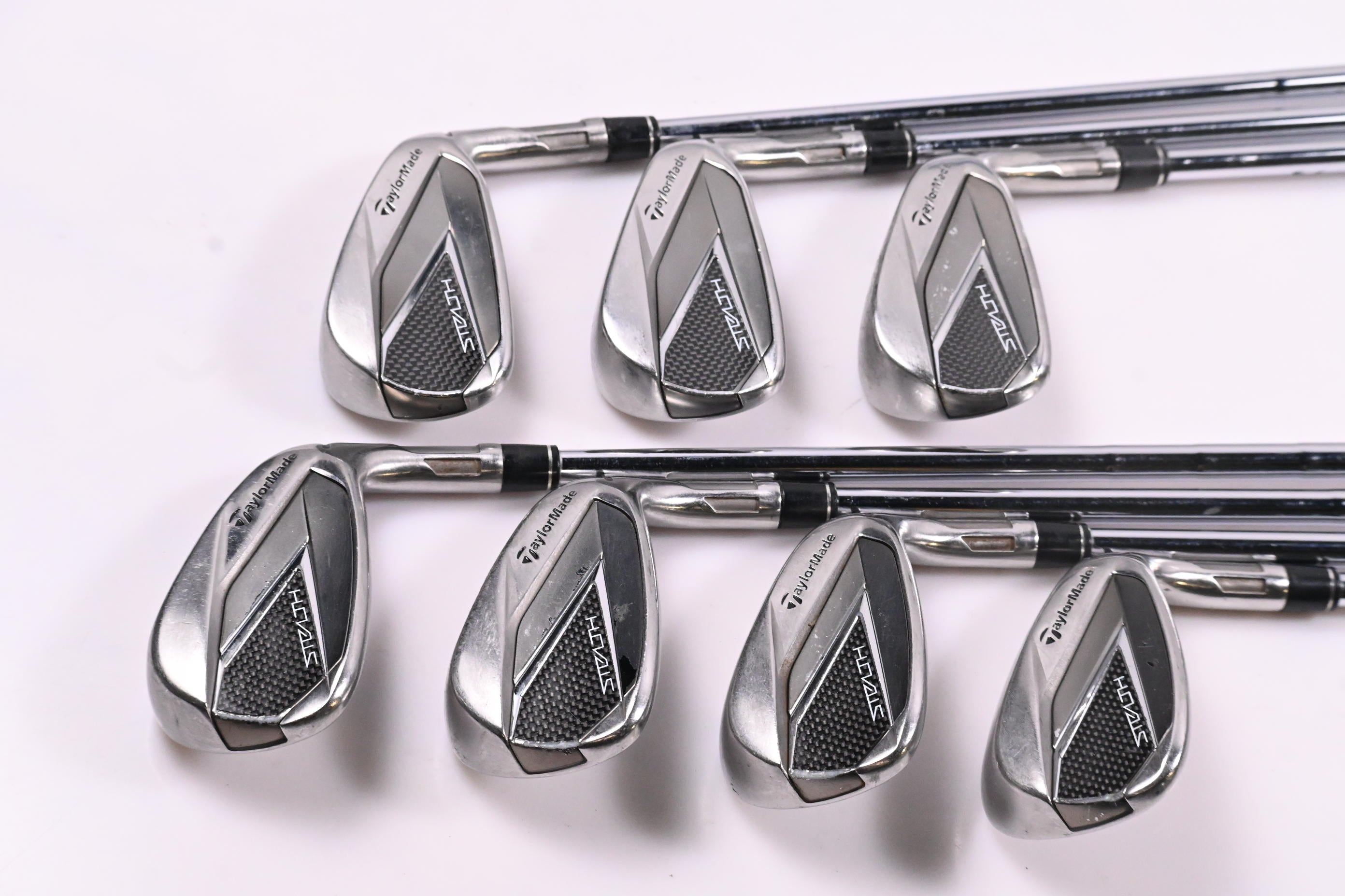Taylormade Stealth Irons / 5-PW+AW / Regular Flex KBS Tour Lite Shafts
