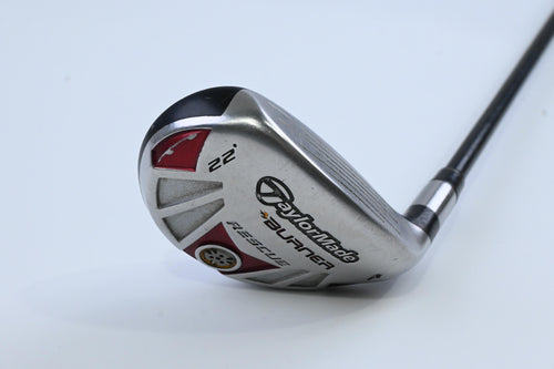 TaylorMade Burner 2007 #4 Hybrid / 22 Degree / Stiff Flex TaylorMade Reax 65 Shaft