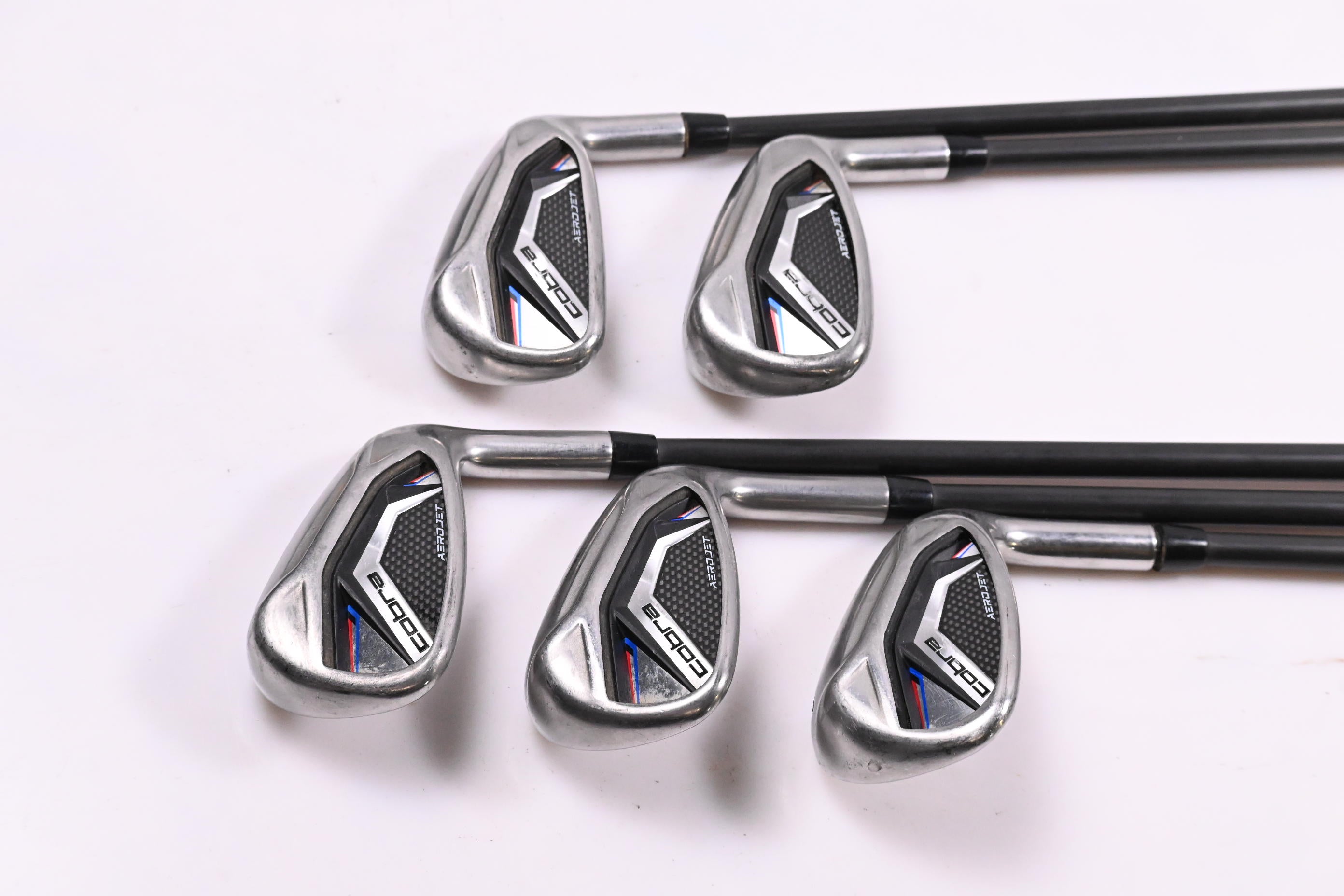 Cobra Aerojet Irons / 7-PW+GW / Senior Flex Cobra Ultralite 45 Shafts