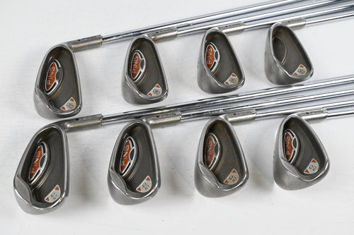 Ping G10 Irons / 4-PW+SW / Black Dot / Regular Flex Steel Shaft