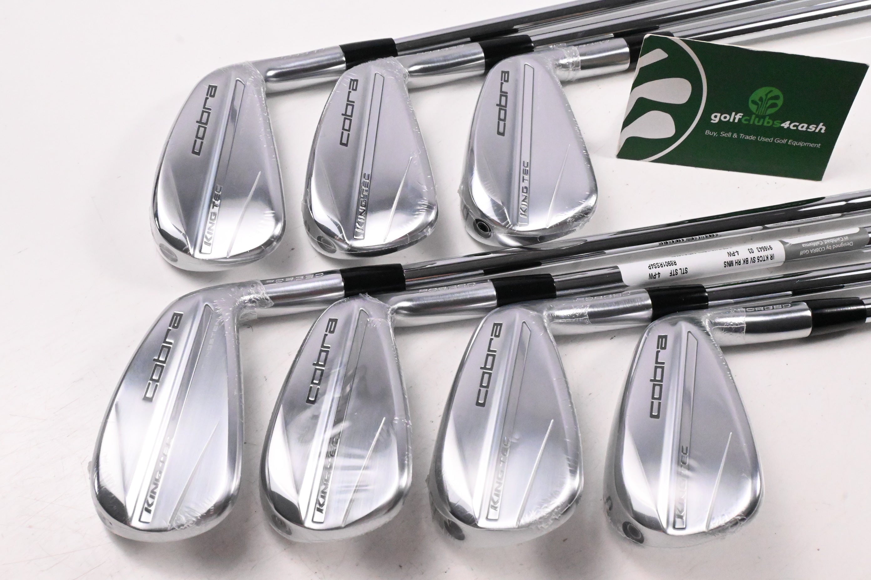 Cobra 2025 King Tec Irons / 4-PW / Stiff Flex KBS $-Taper Lite Shafts