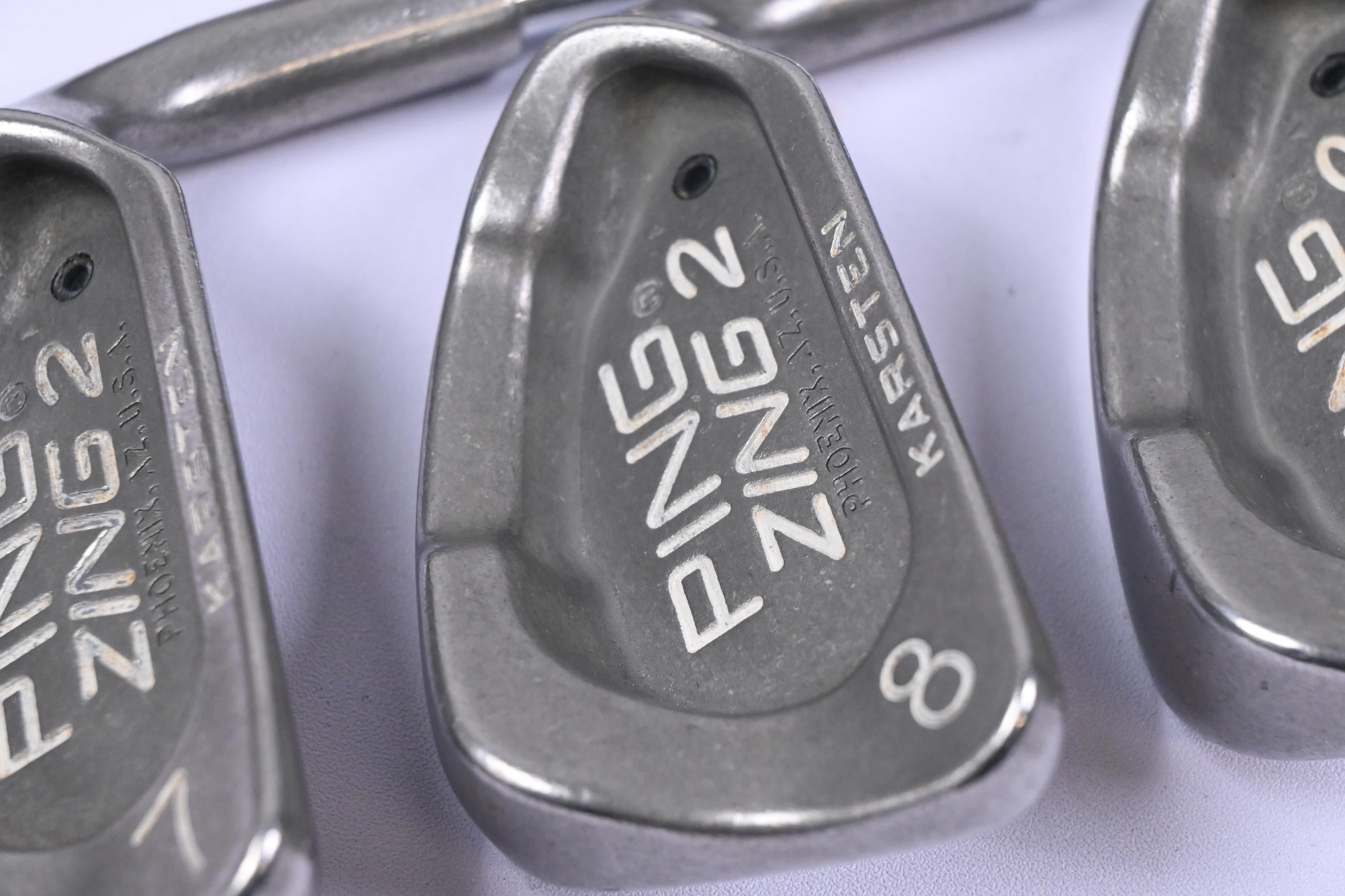 Ping Zing 2 Irons / 3-PW+SW / Black Dot / Stiff Flex Ping JZ Shafts