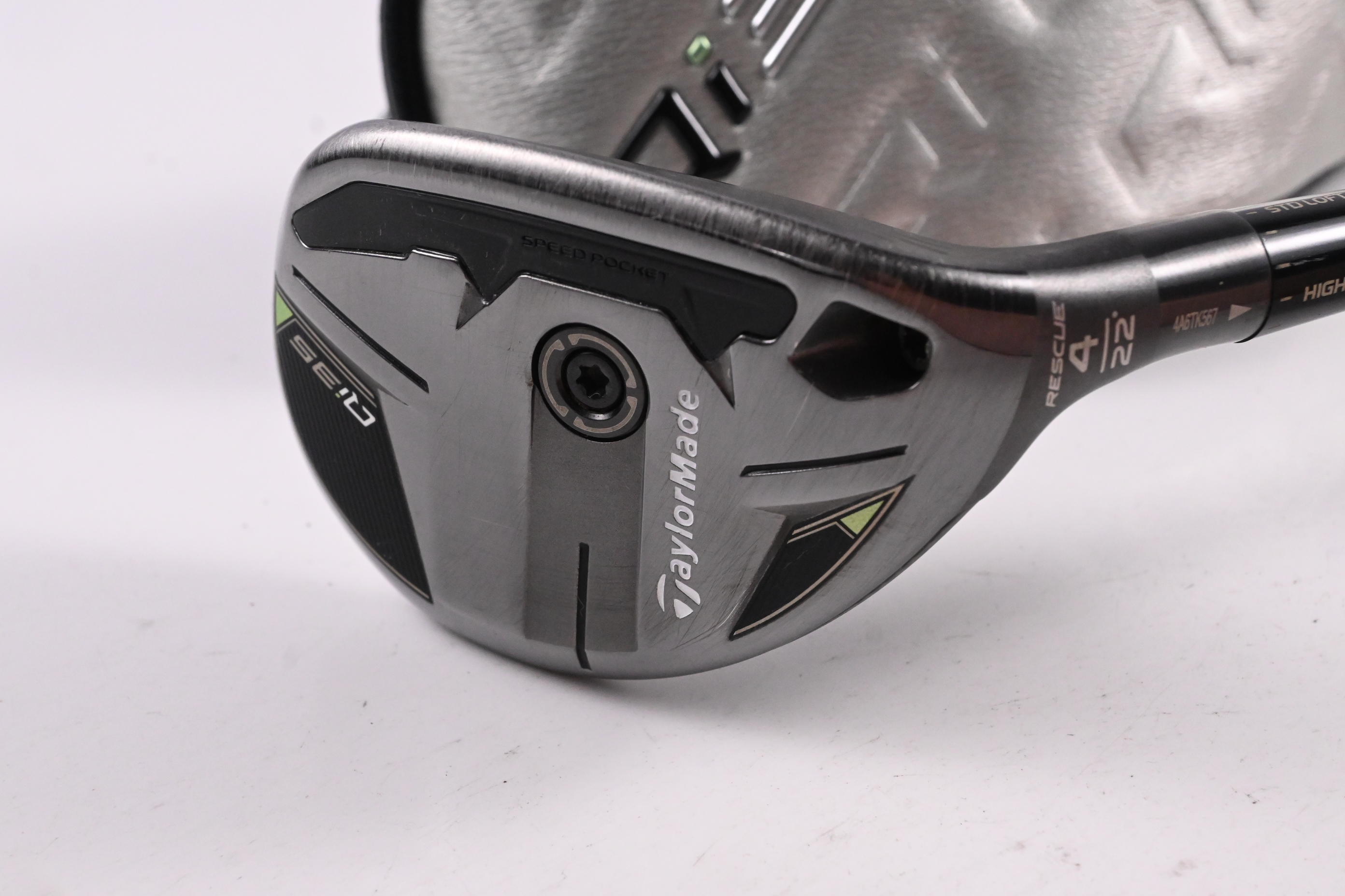 Taylormade Qi35 #4 Hybrid / 22 Degree / Stiff Flex Tensei CK Blue 70 Shaft