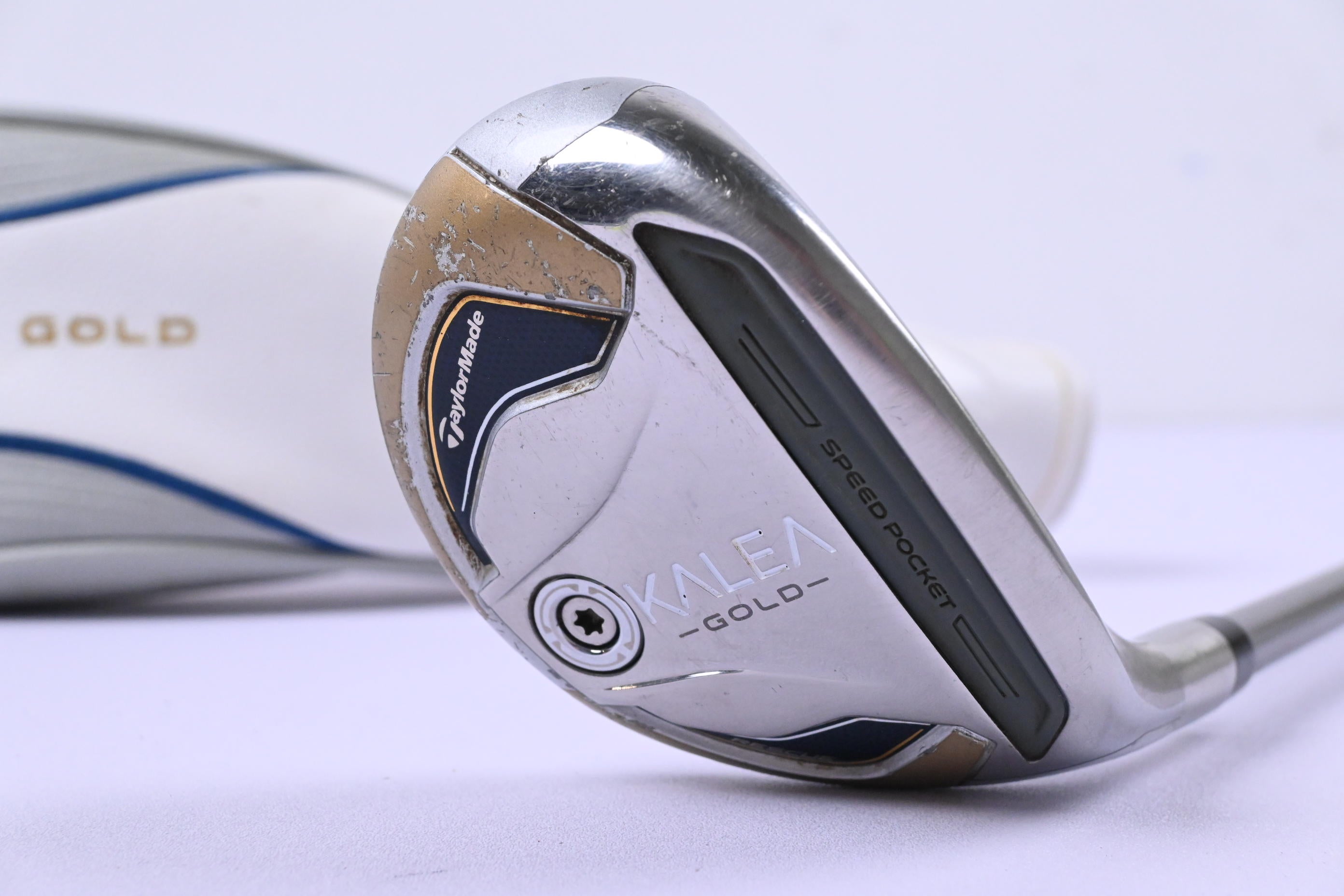 Ladies Taylormade Kalea Gold #5 Hybrid / 27 Degree / Ladies Flex Kalea Gold 40