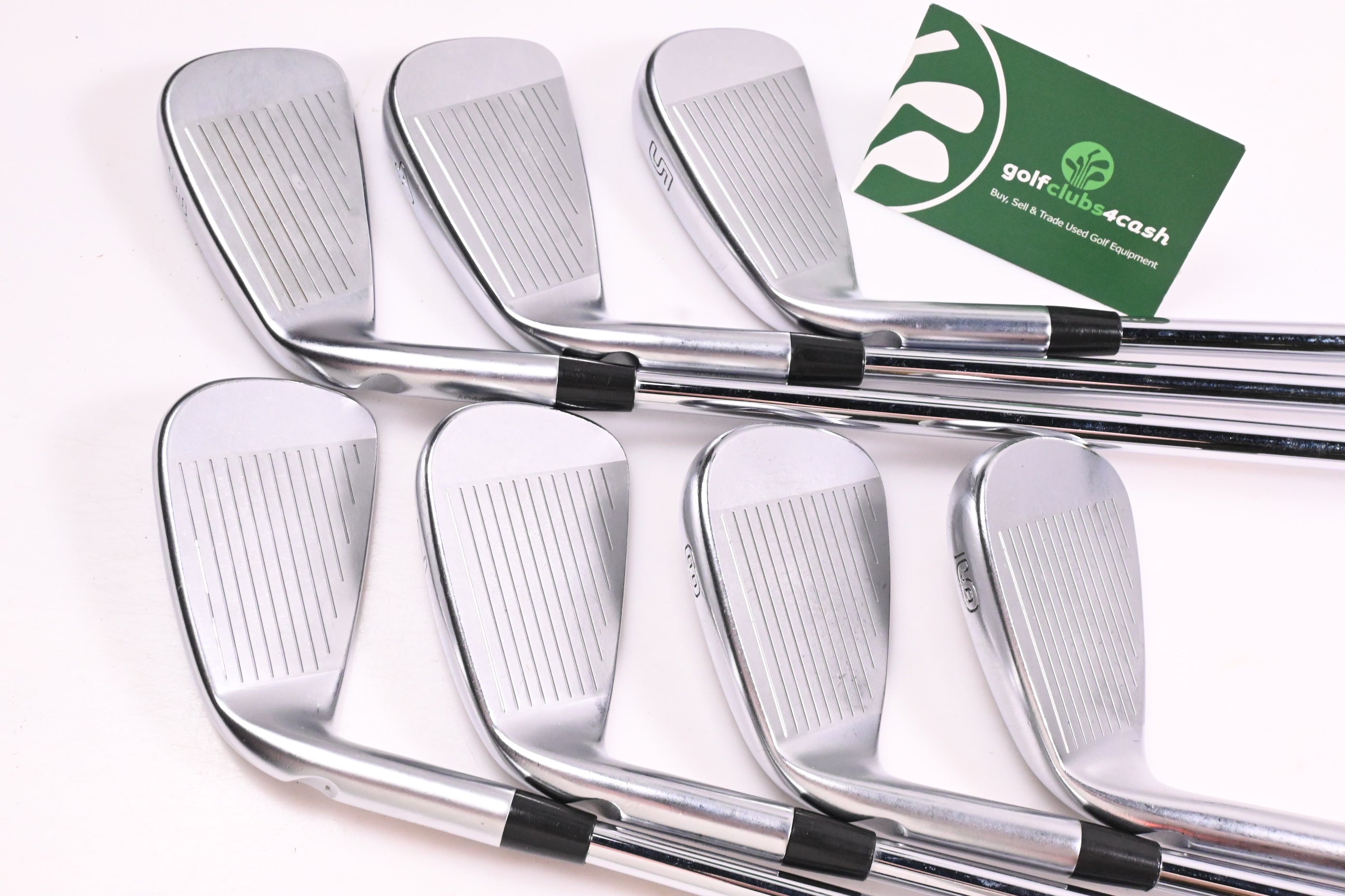 Ping i210 Irons / 3-9i / Orange Dot / Stiff Flex Dynamic Gold 120 S300 Shafts