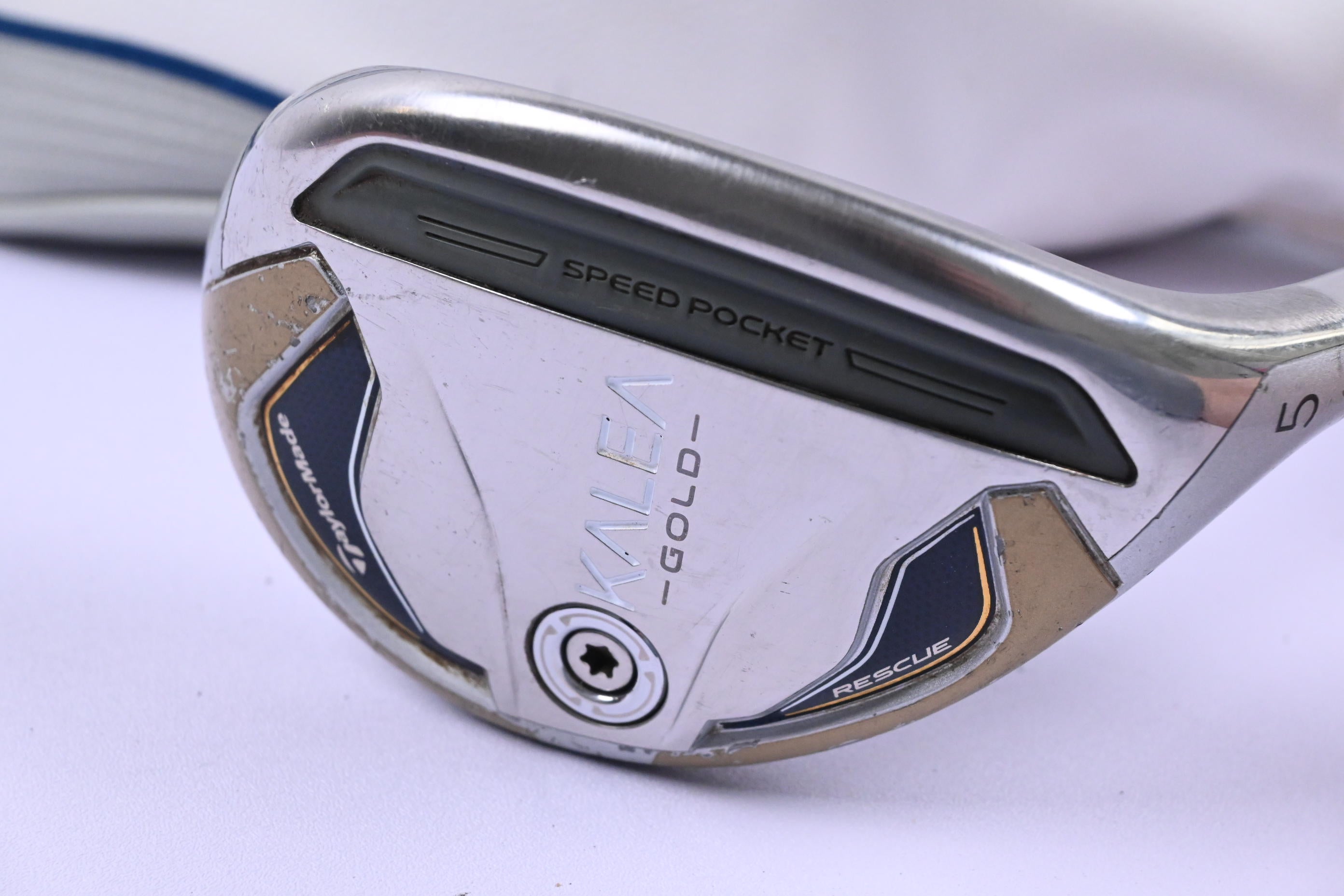Ladies Taylormade Kalea Gold #5 Hybrid / 27 Degree / Ladies Flex Kalea Gold 40