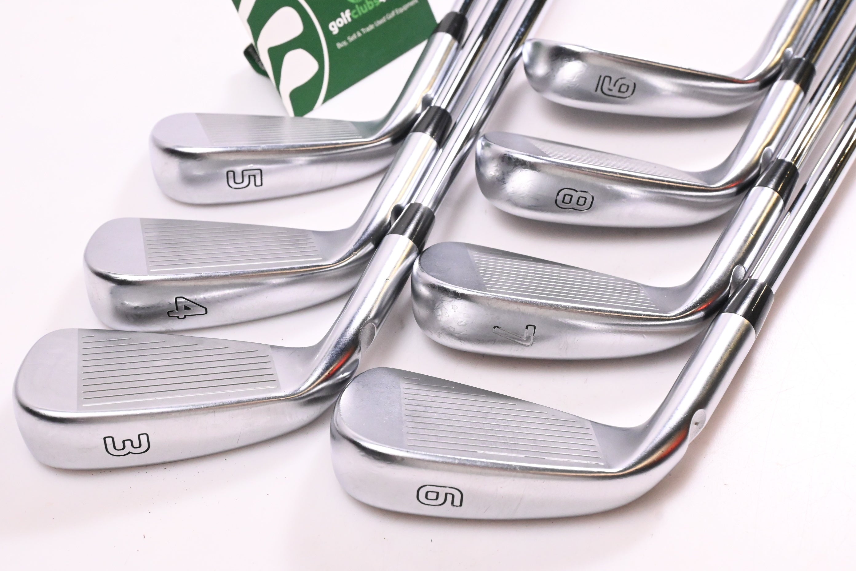 Ping i210 Irons / 3-9i / Orange Dot / Stiff Flex Dynamic Gold 120 S300 Shafts