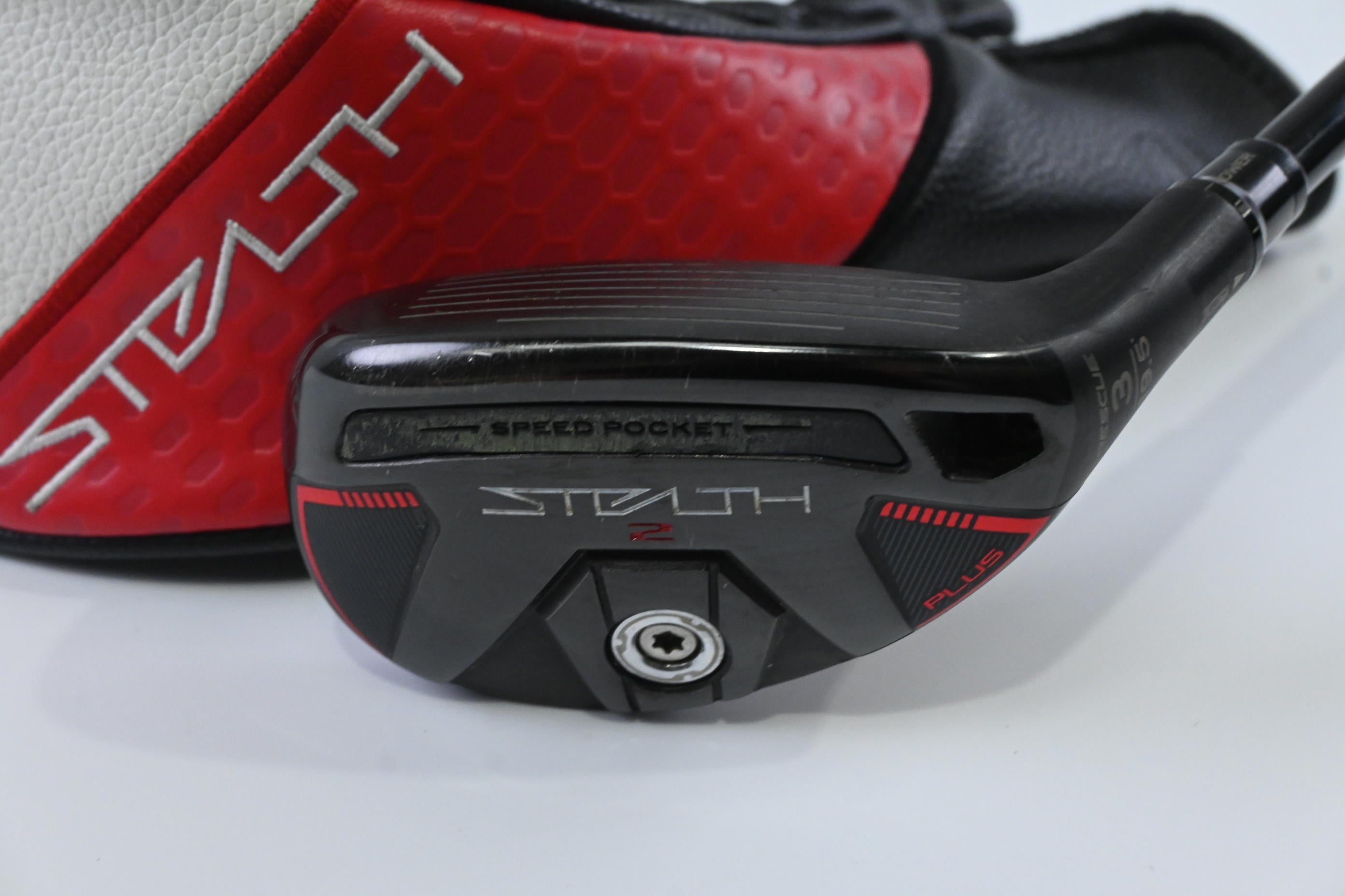 Taylormade Stealth 2 Plus #3 Hybrid / 19.5 Degree / Stiff Flex Kai'li Red 85 Shaft