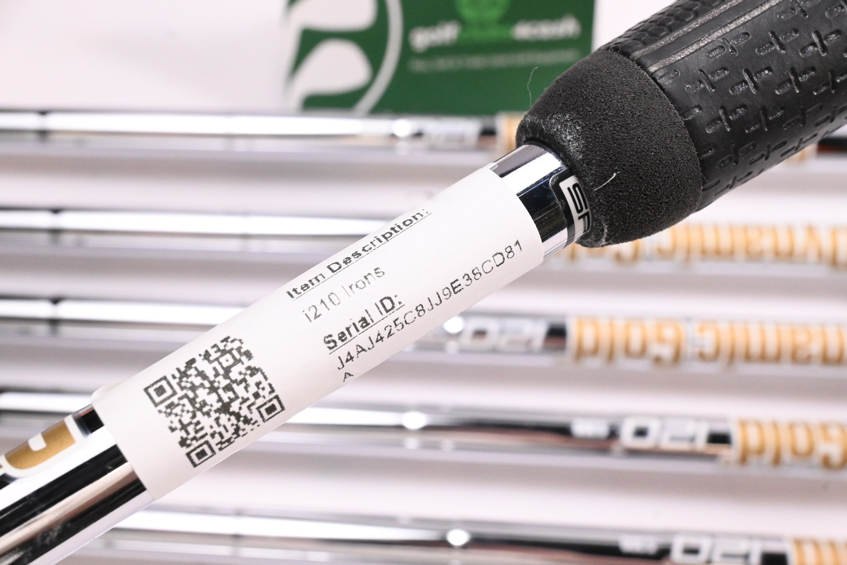 Ping i210 Irons / 3-9i / Orange Dot / Stiff Flex Dynamic Gold 120 S300 Shafts