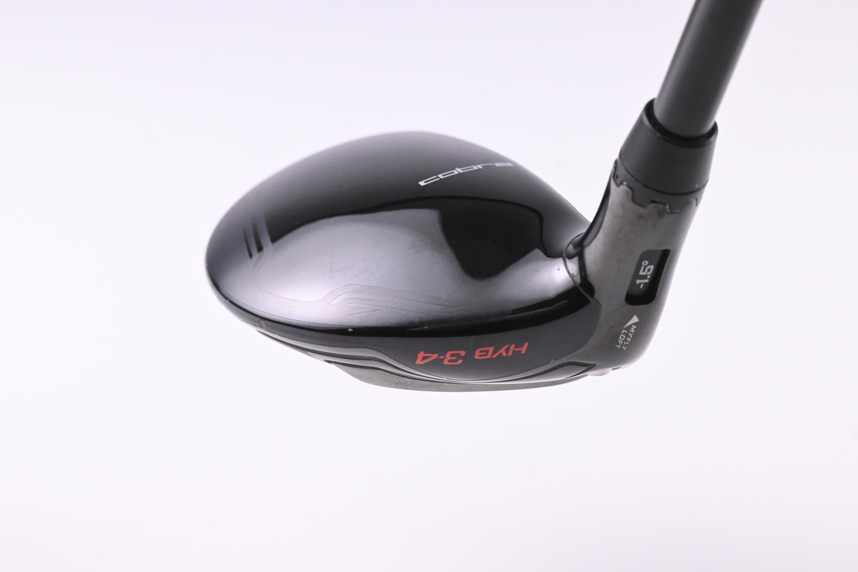 Left Hand Cobra King F7 #3/4 Hybrid / 19-22 Degree / Stiff Flex Smoke Red RDX 80
