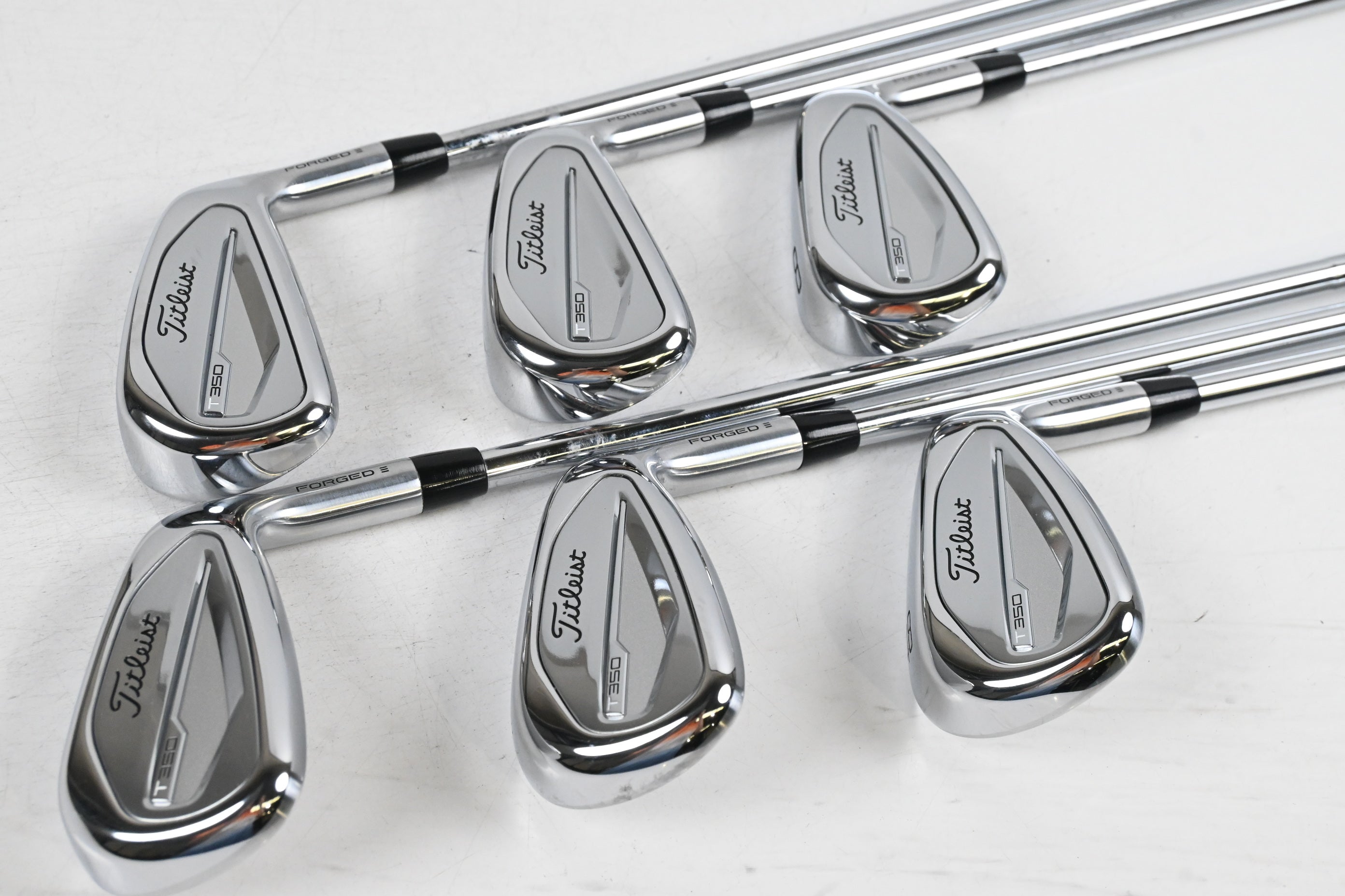 Titleist T350 2023 Irons / 6-PW+GW / Regular Flex AMT Red R300 Shafts