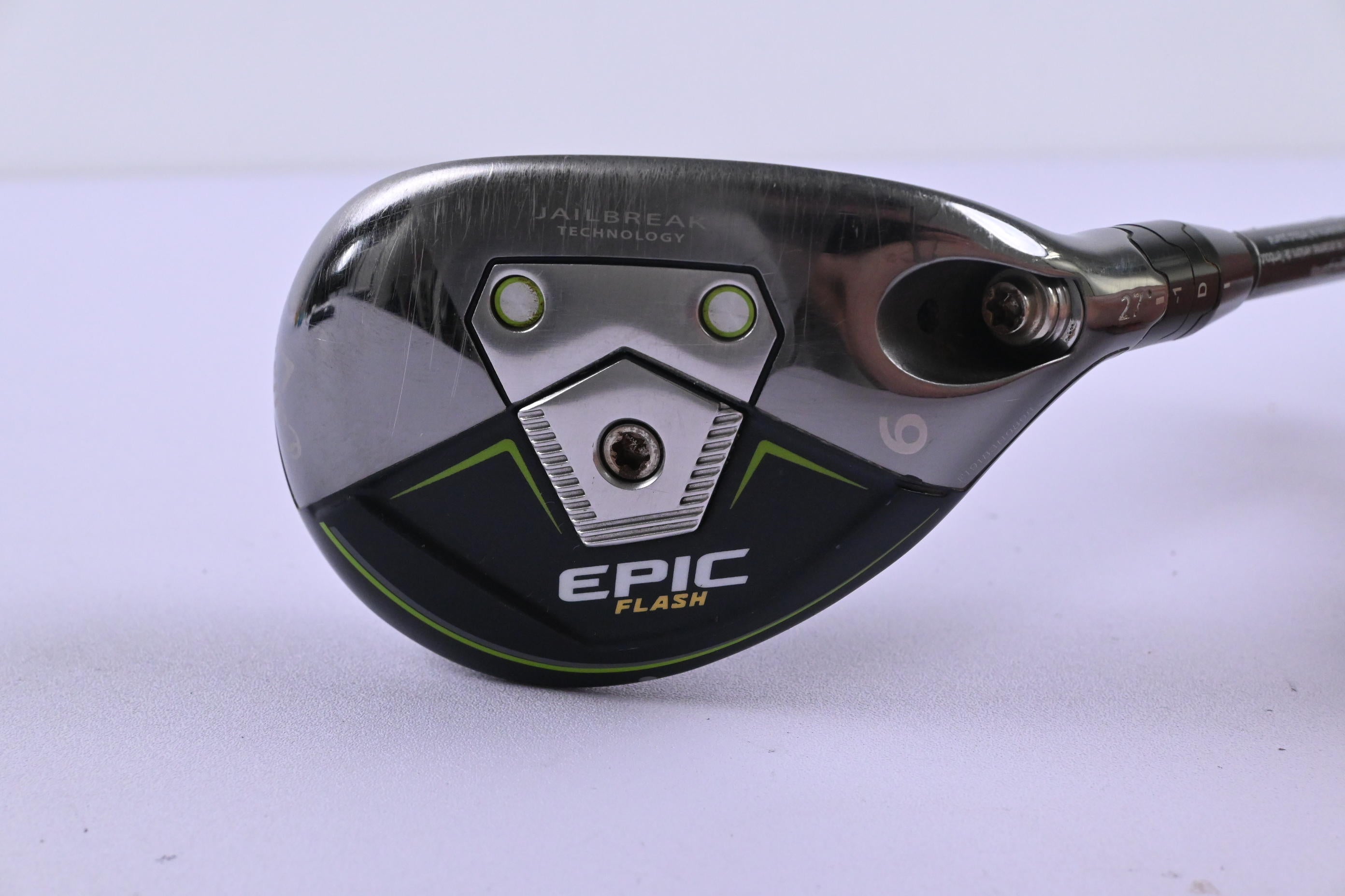 Callaway Epic Flash #6 Hybrid / 27 Degree / Regular Flex Tensei AV Silver 65