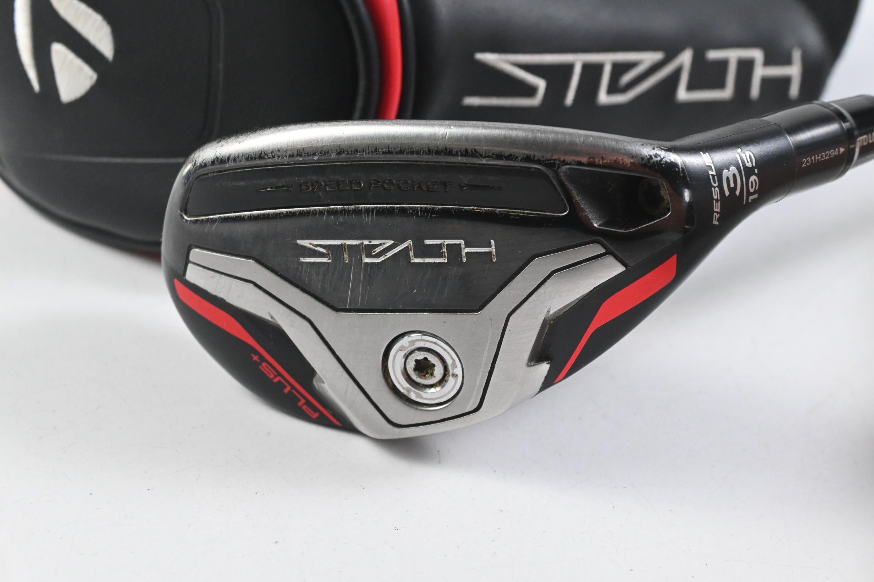 Taylormade Stealth Plus #3 Hybrid / 19.5 Degree / Stiff Flex Hzrdus Smoke RDX 80
