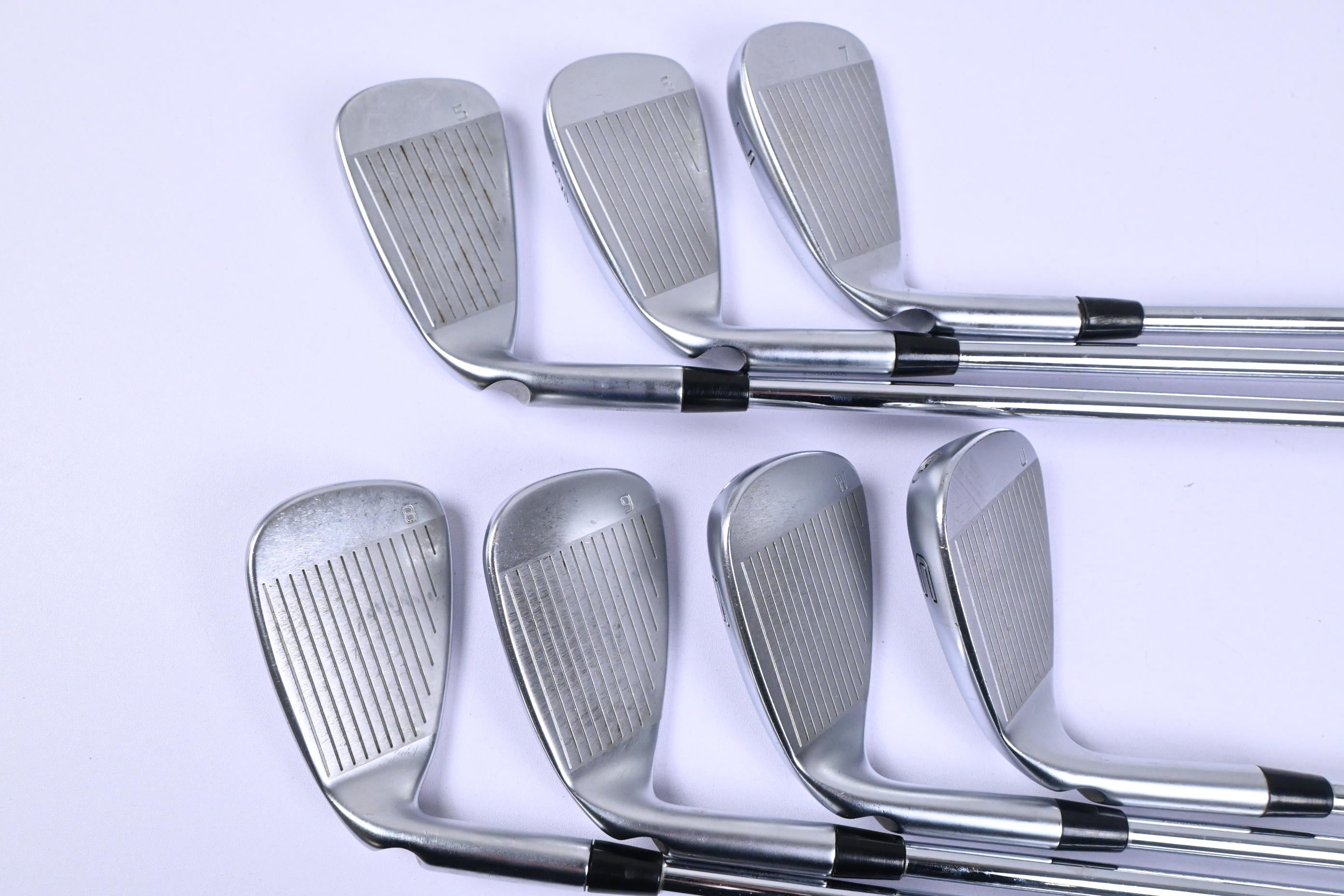 Ping G425 Irons / 5-PW+GW / Green Dot / Regular Flex Ping AWT 2.0 Shafts
