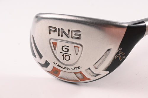 Ping G10 #3 Hybrid / 21 Degree / Regular Flex Graffaloy Pro Launch Red Shaft