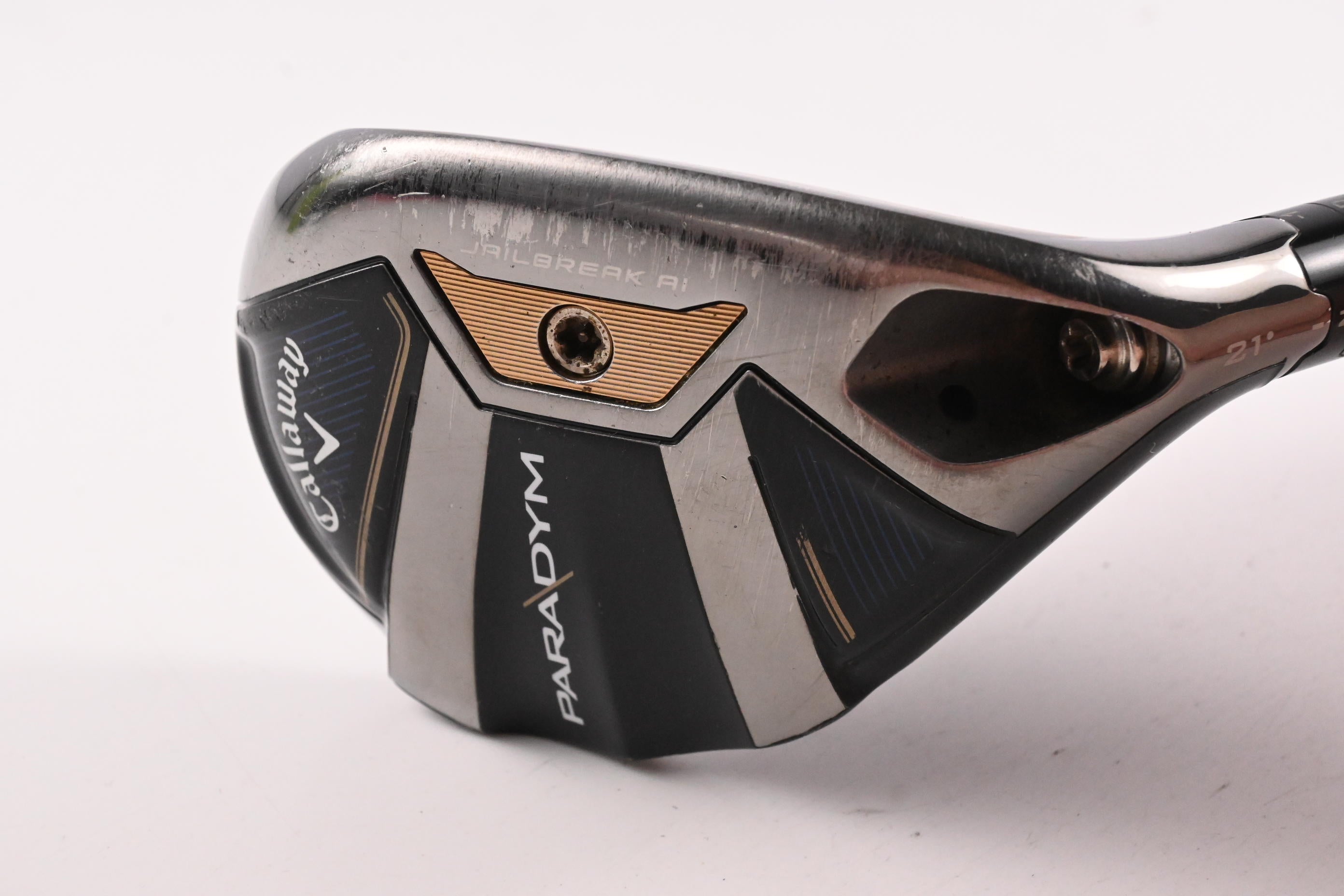 Callaway Paradym #4 Hybrid / 21 Degree / Stiff Flex HZRDUS Silver 75 Shaft
