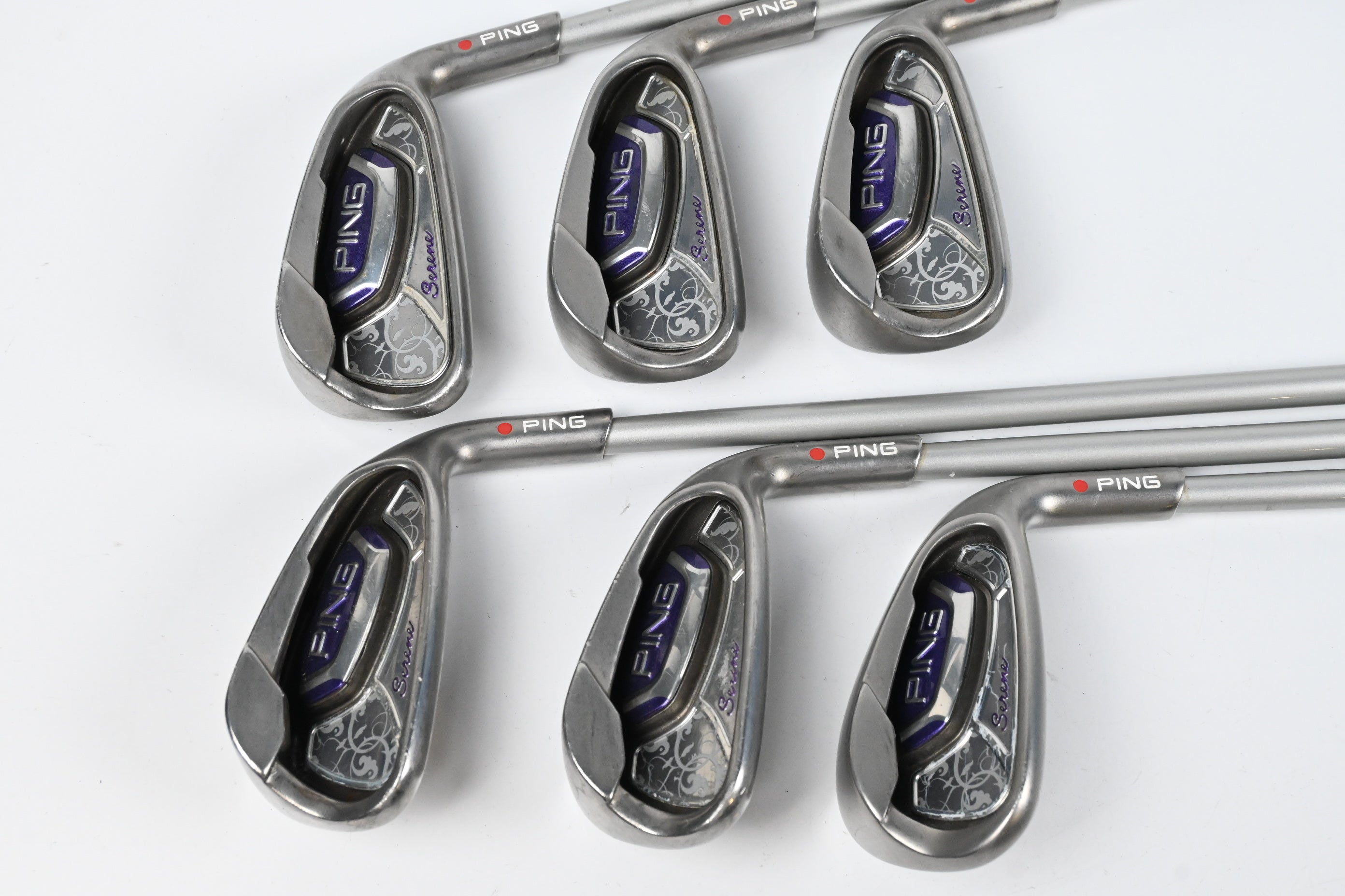 Ladies Ping Serene Combo Irons / 6-PW+SW / Ladies Flex Ping ULT 210 Shafts