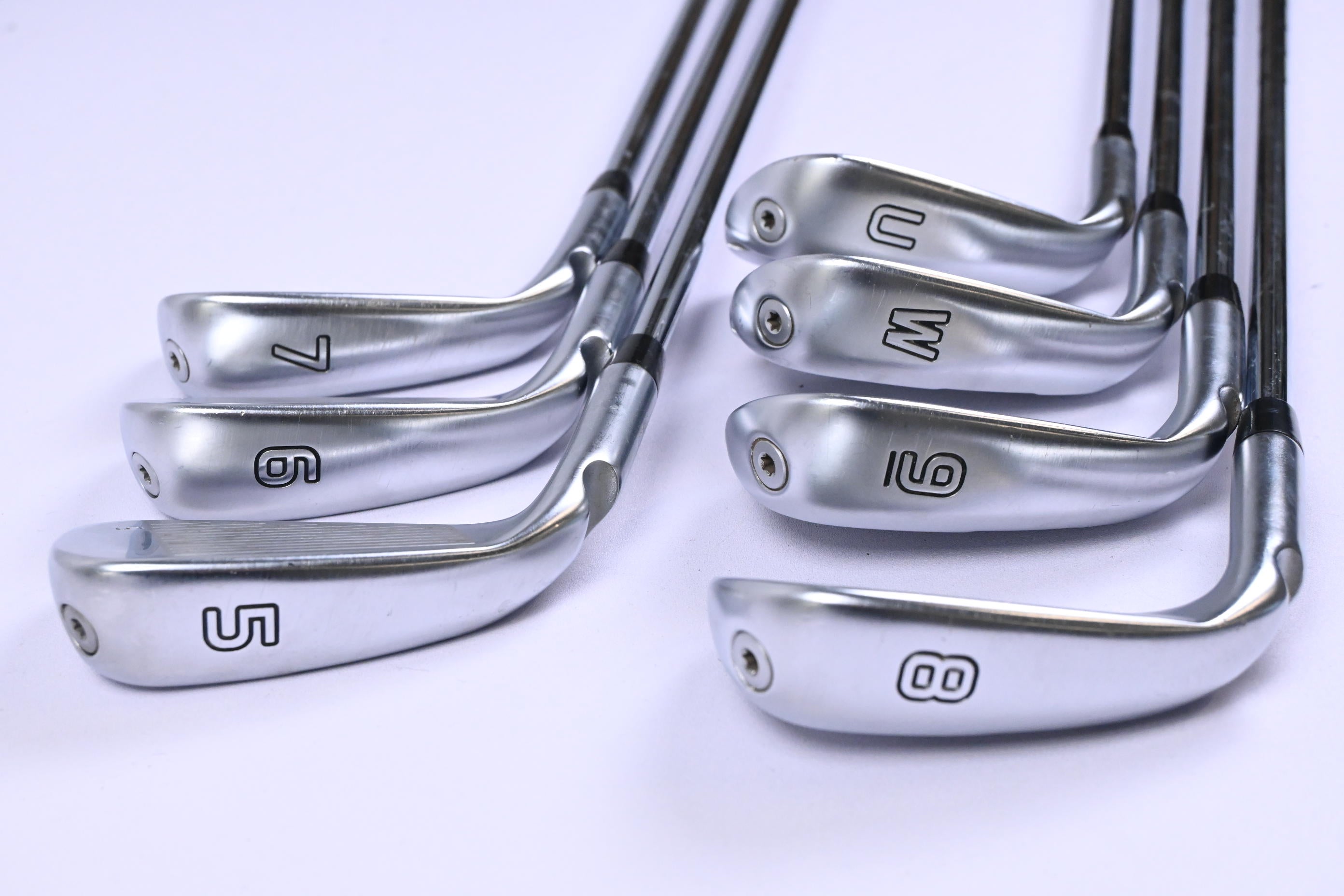 Ping G425 Irons / 5-PW+GW / Green Dot / Regular Flex Ping AWT 2.0 Shafts