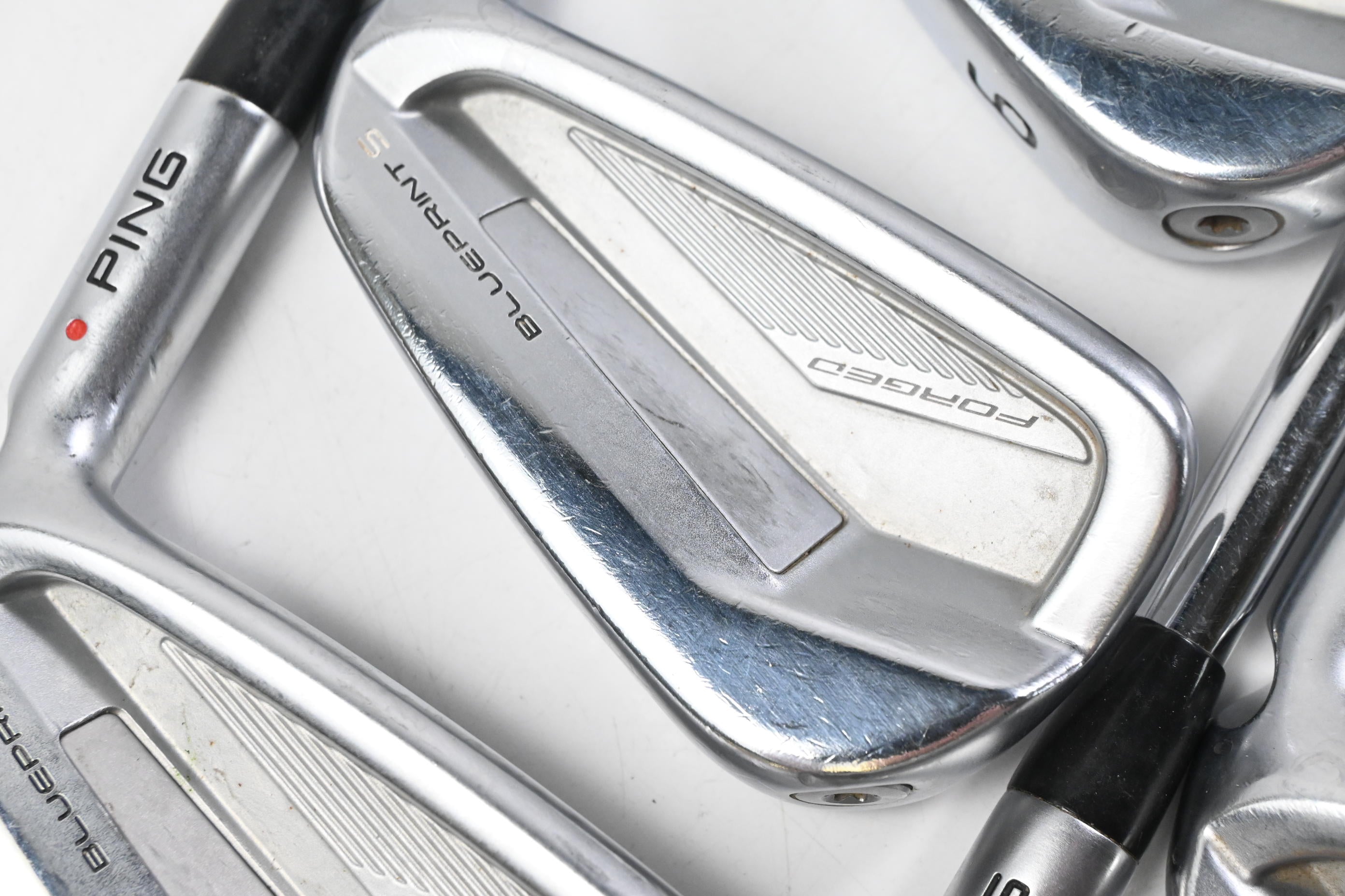 Ping Blueprint S Irons / 4-9i / Red Dot / X-Flex KBS Tour 130 Steel Shafts