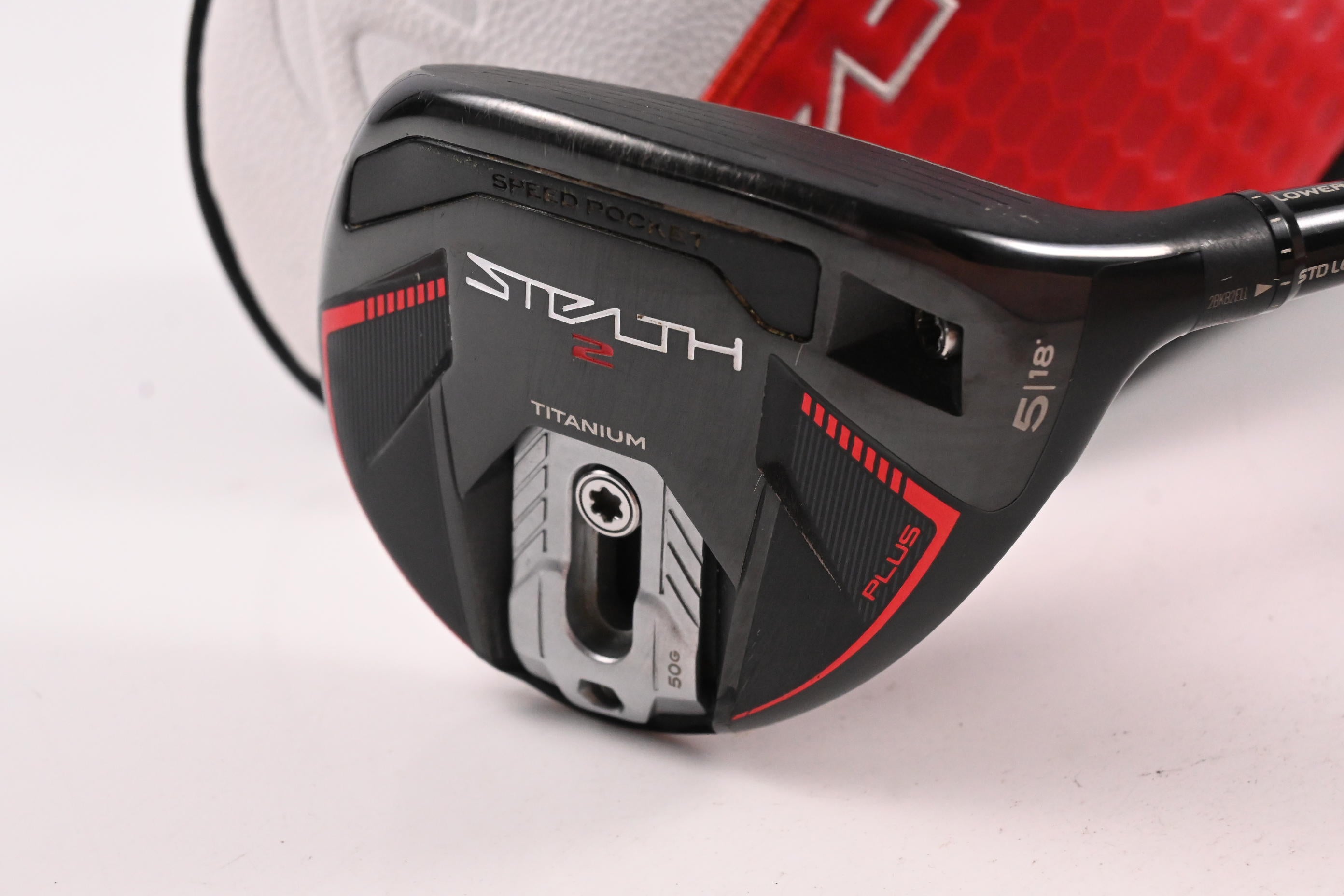 Taylormade Stealth 2 Plus #5 Wood / 18 Degree / Stiff Flex Kai`li Red 75 Shaft