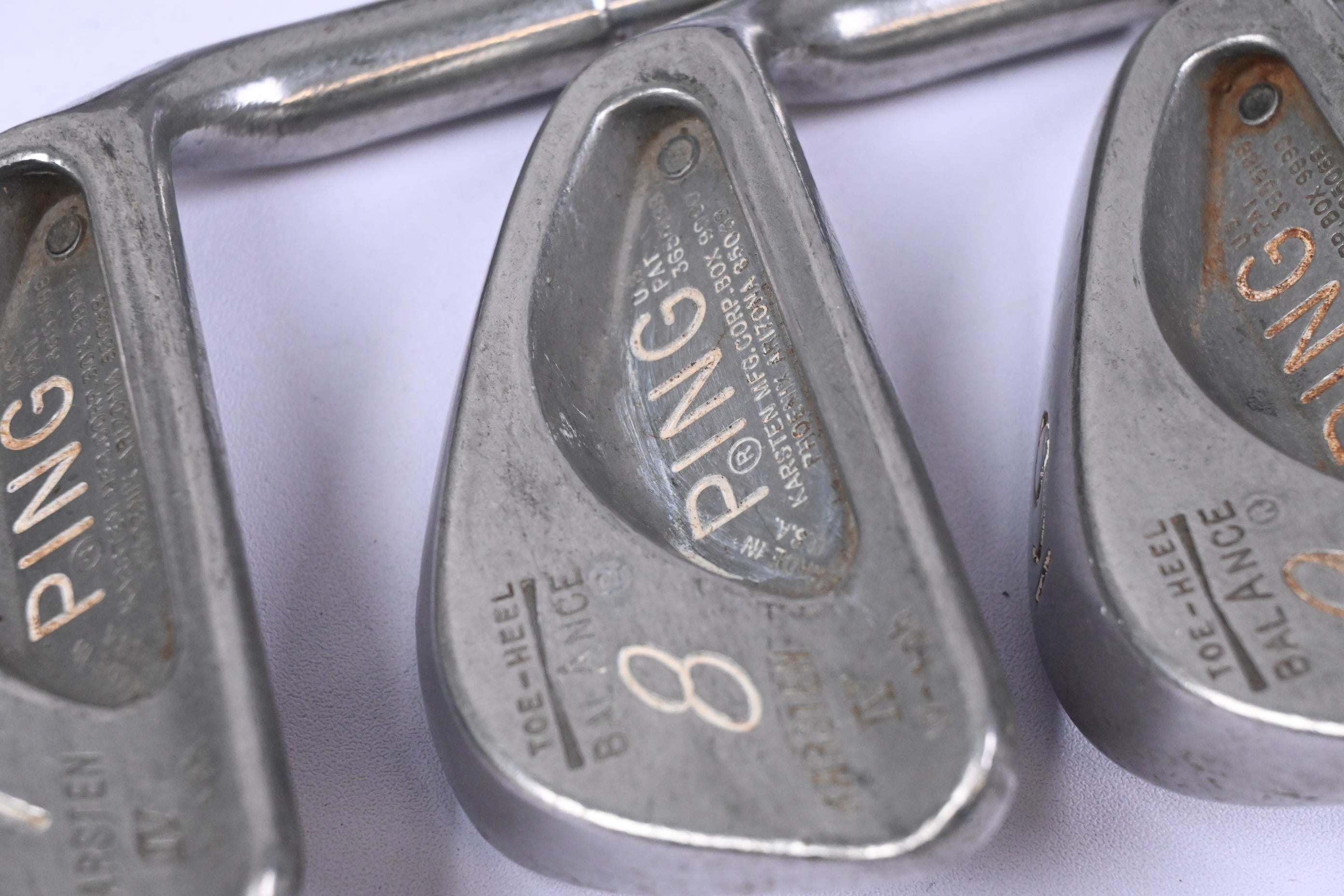 Ping Karsten IV Irons / 2-PW+SW / Black Dot / Stiff Flex Ping ZZ-Lite Shafts