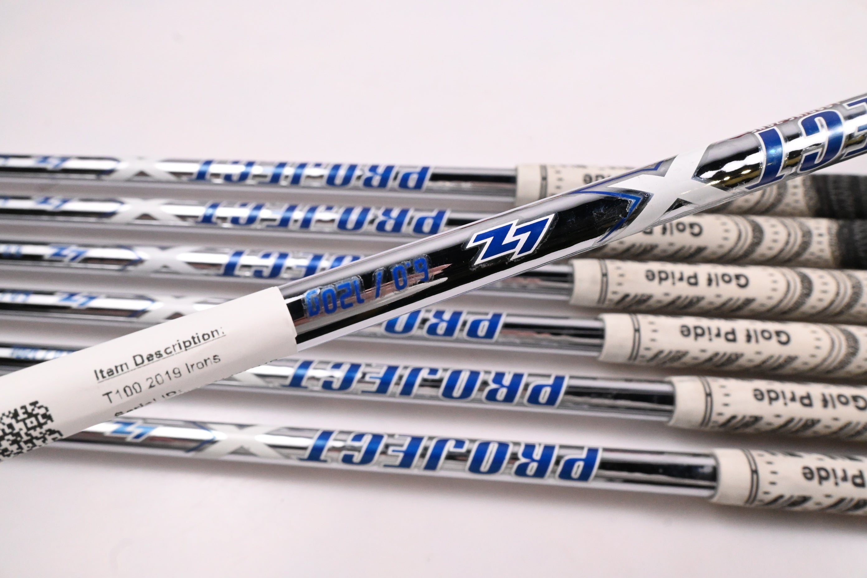 Titleist T100 2019 Irons / 4-PW / Stiff Flex Project X LZ 120 Shafts