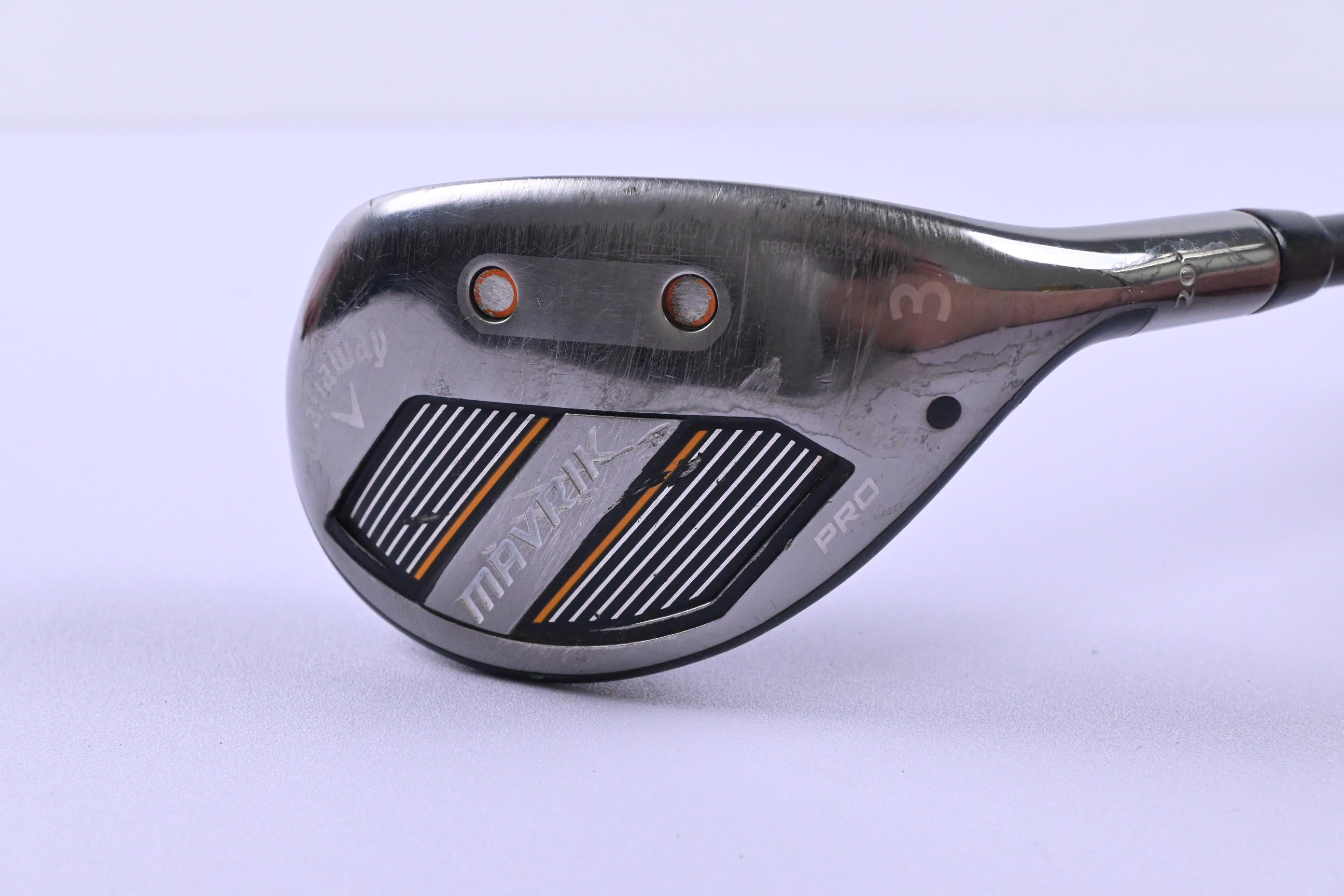 Callaway Mavrik Pro #3 Hybrid / 20 Degree / Stiff Flex KBS Hybrid 80 Shaft