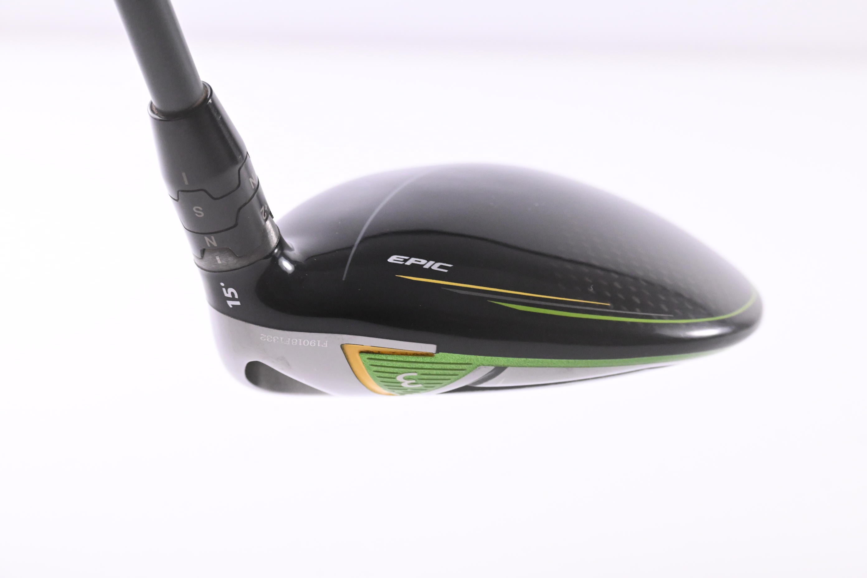 Callaway Epic Flash #3 Wood / 15 Degree / Stiff Flex HZRDUS Smoke Black 70 Shaft