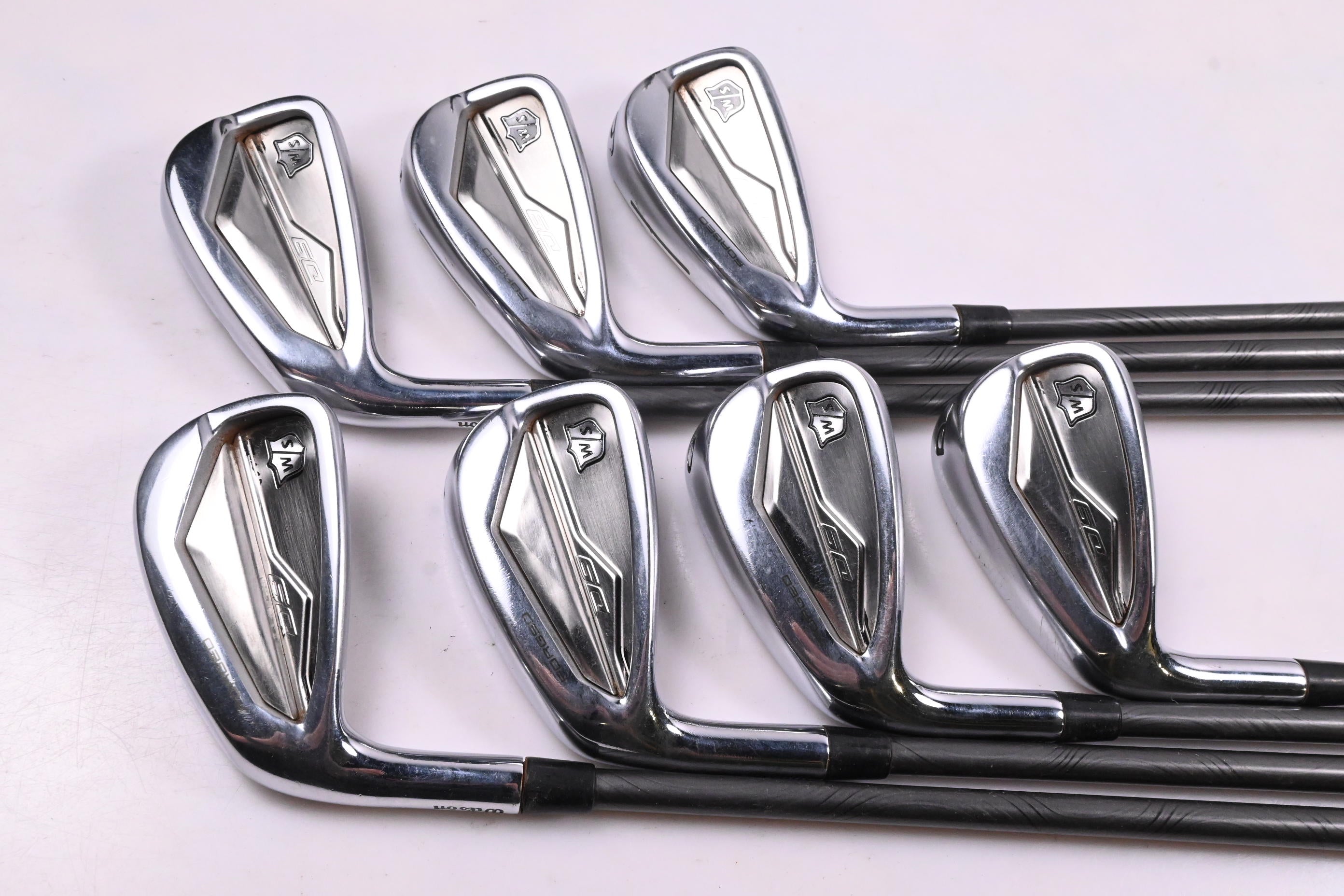 Left Hand Wilson D9 Forged Irons / 4-PW / Regular Flex Evenflow 65 Shafts
