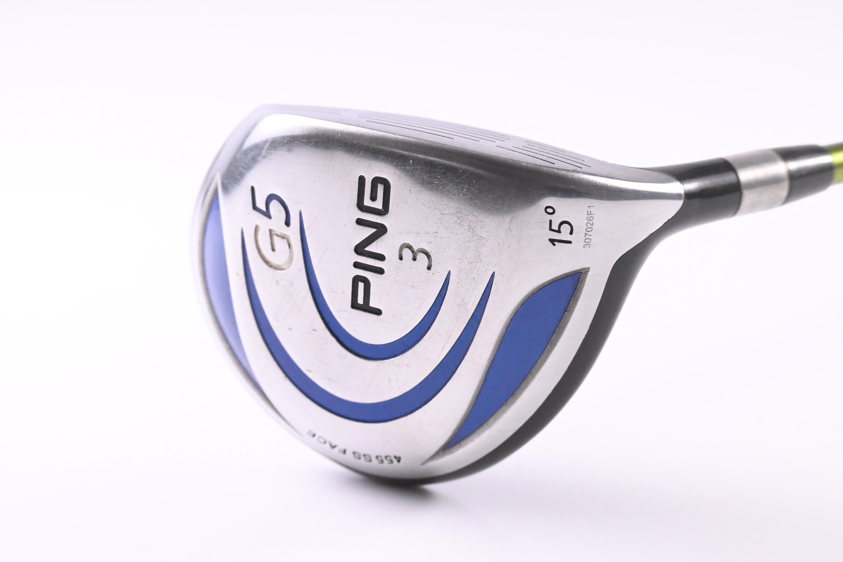 Ping G5 #3 Wood / 15 Degree / Regular Flex Aldila NV Green 75 Shaft