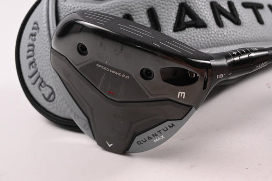 Callaway Quantum Max #3 Wood / 15 Degree / Regular Flex Vanquish 4 Shaft