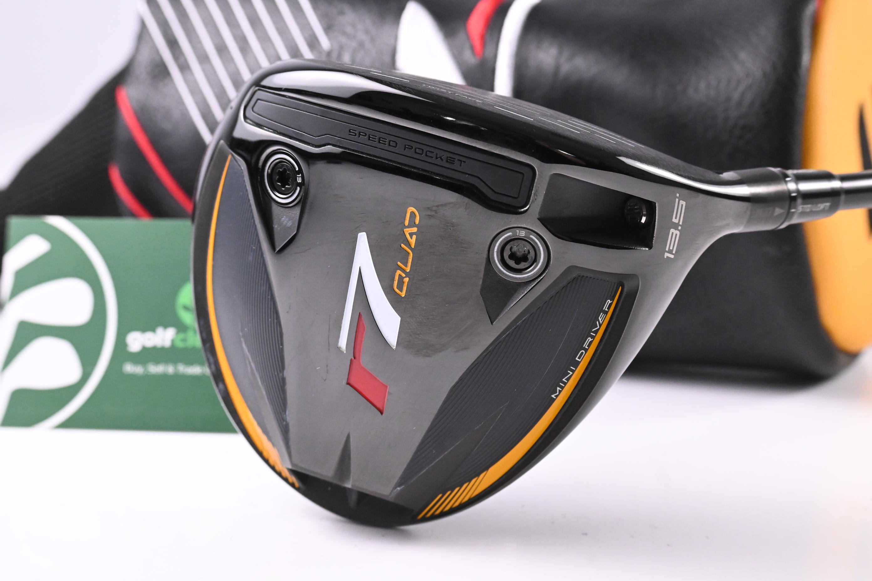 Taylormade R7 Quad Mini Driver / 13.5 Degree / Stiff Flex Fujikura Speeder MD 6