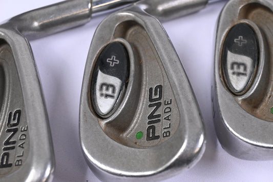 Ping i3+ Irons / 3-PW / Green Dot / Stiff Flex Steel Shafts
