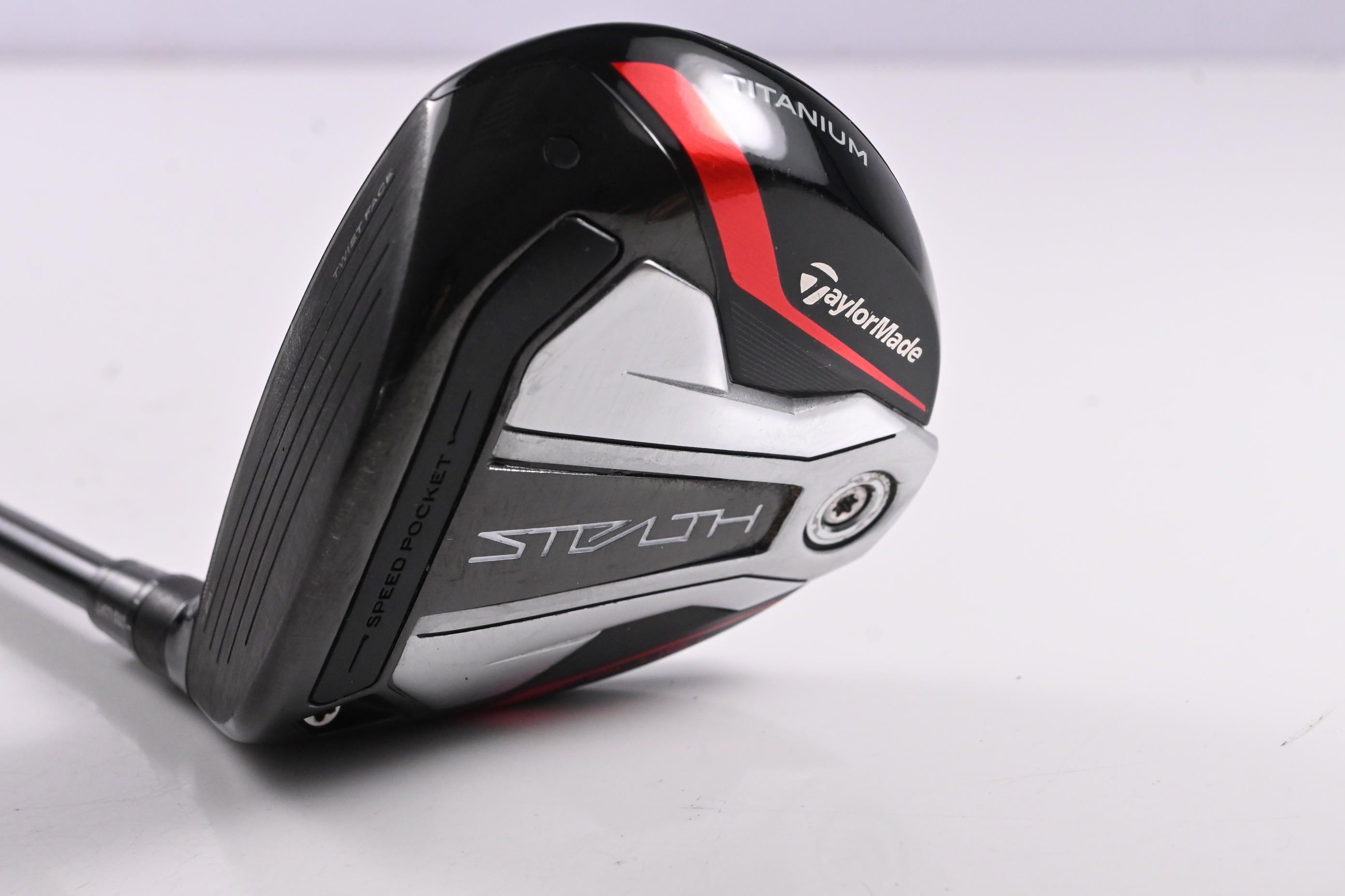 Left Hand Taylormade Stealth Plus #3 Wood / 15 Degree / Regular Flex HZRDUS 65