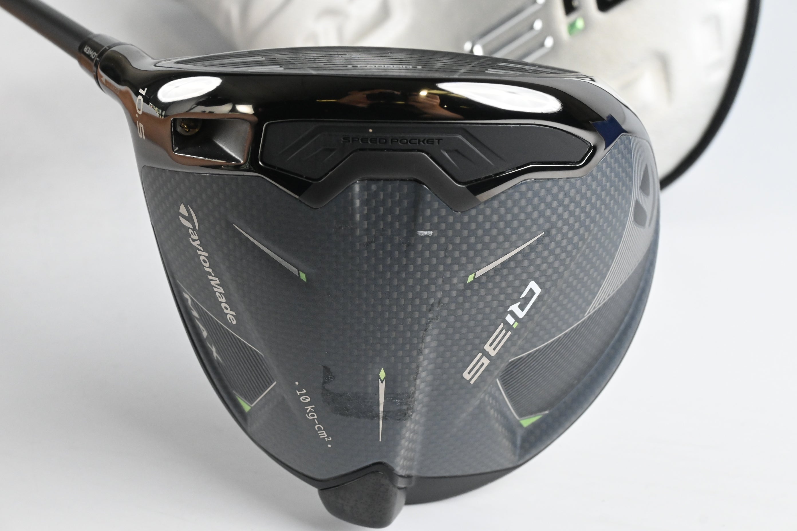 Left Hand Taylormade Qi35 Max Driver / 10.5 Degree / Stiff Flex Ventus Blue 5