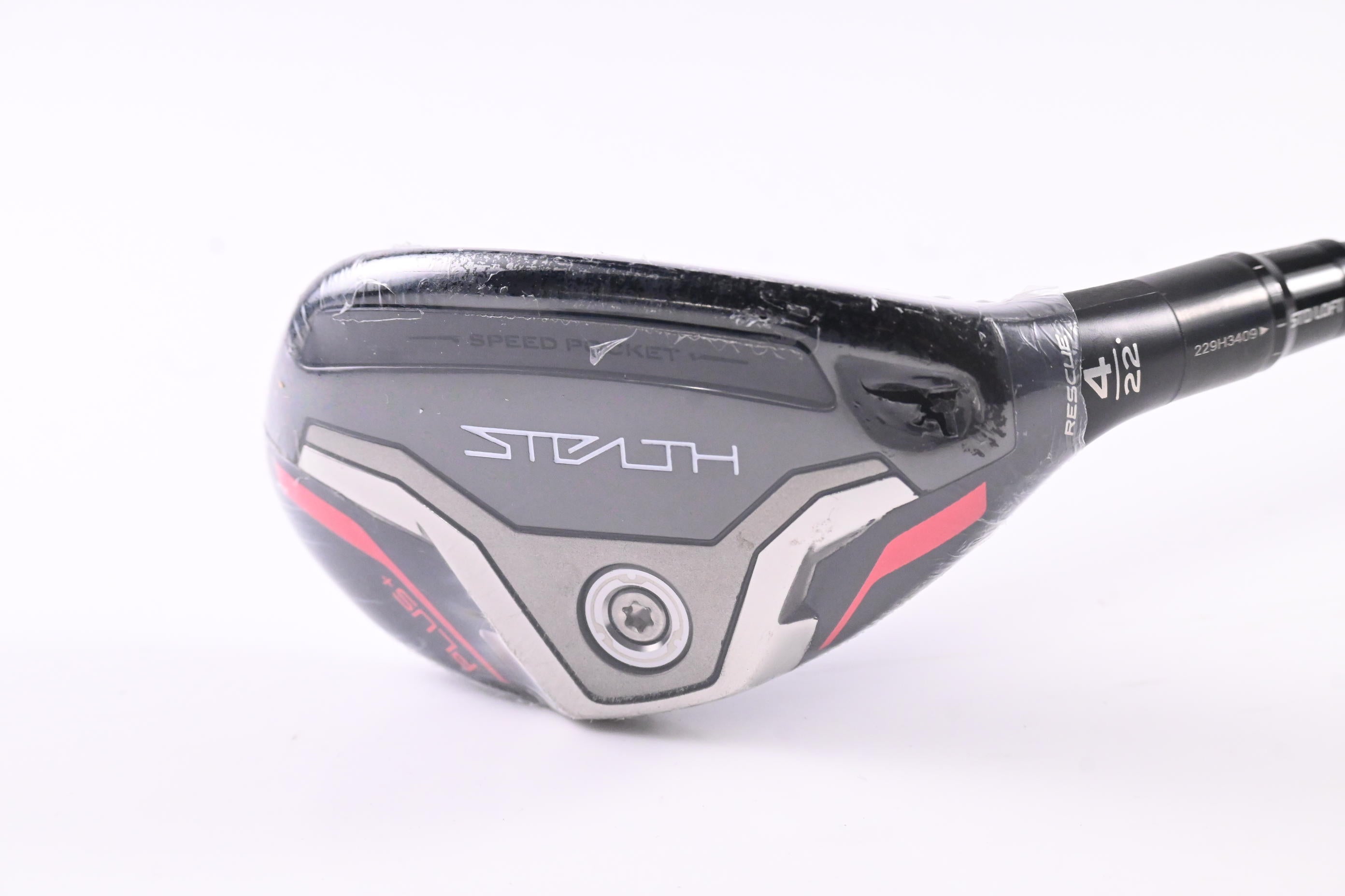 Taylormade Stealth Plus #4 Hybrid / 22 Degree / Stiff Flex Kai'li Red 85 Shaft