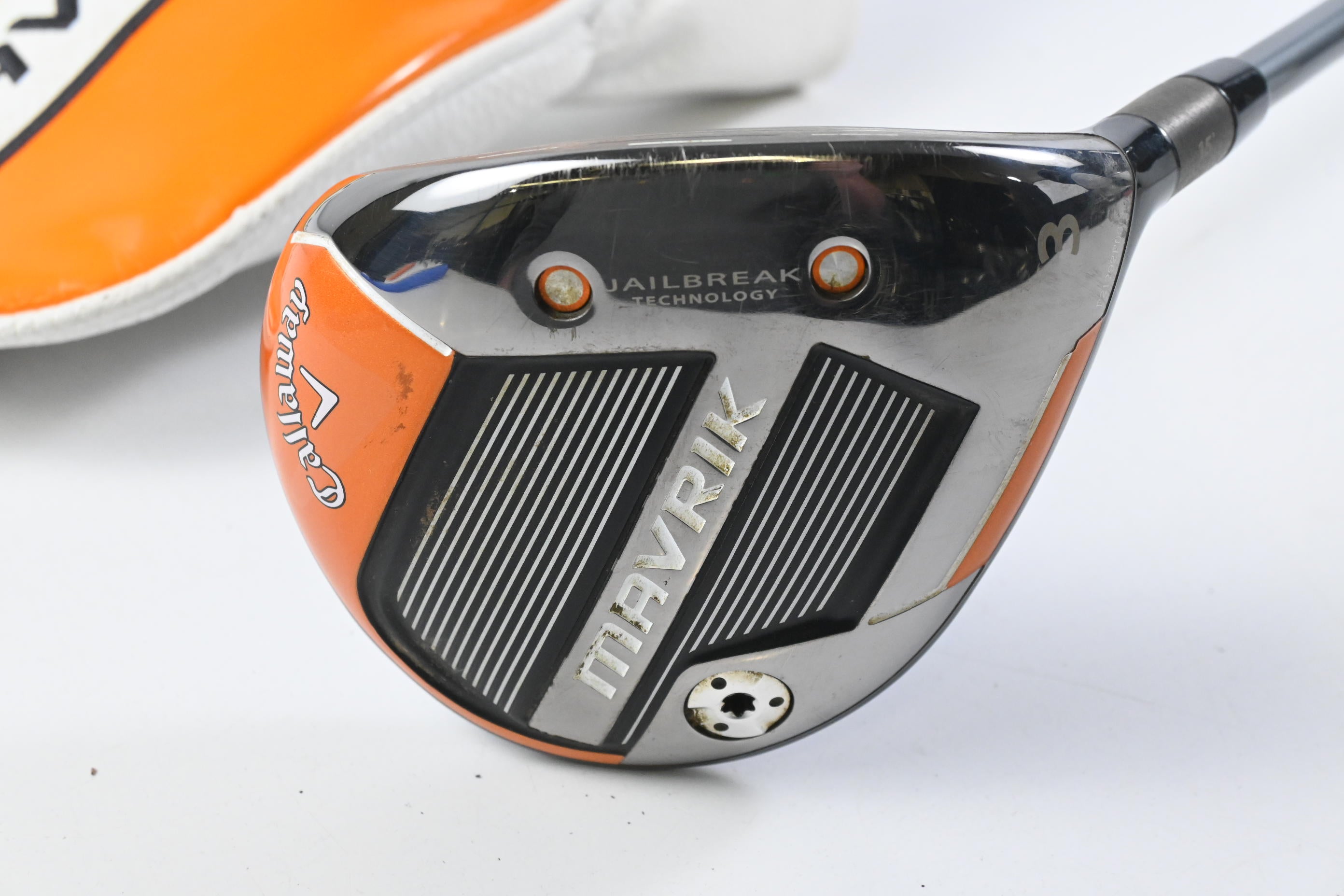 Callaway Mavrik #3 Wood / 15 Degree / Regular Flex HZRDUS T800 Orange 65 Shaft