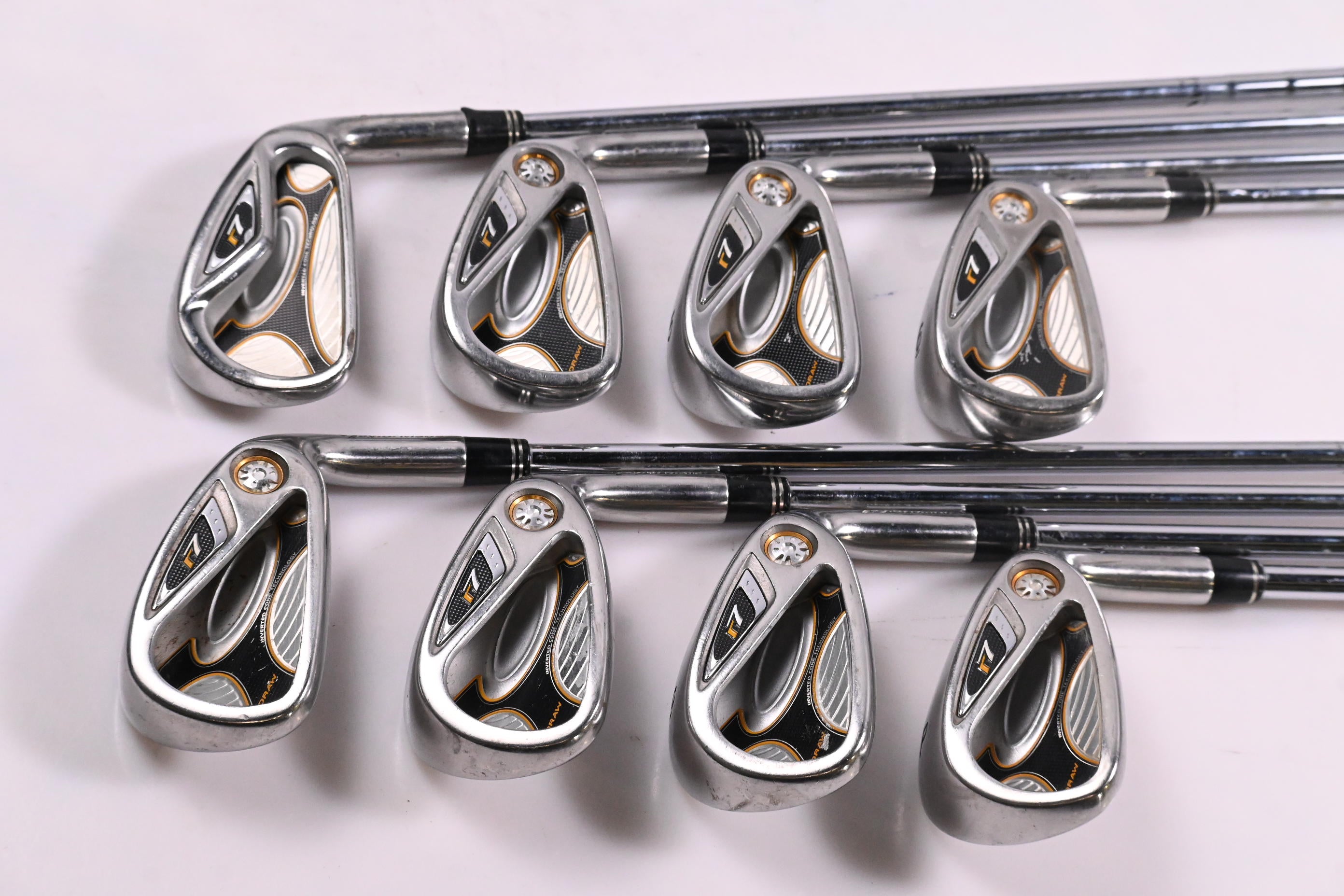 Taylormade R7 Draw Irons / 3-PW / Regular Flex Taylormade T-Step 90 Shafts