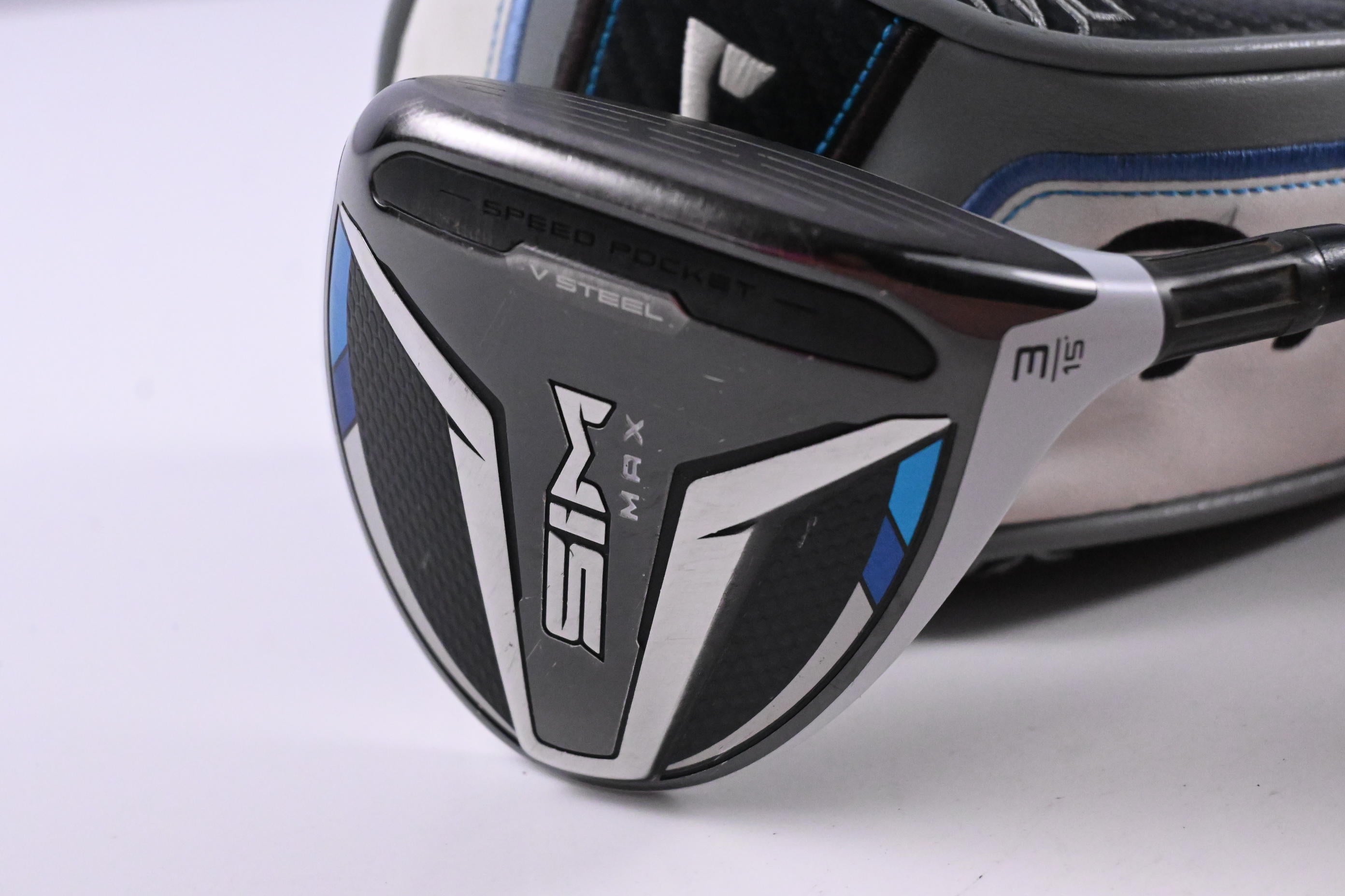 Taylormade SIM Max #3 Wood / 15 Degree / Stiff Flex Ventus Blue 6 Shaft