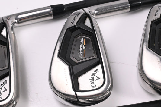 Ladies Callaway Rogue ST Max OS Lite Irons / 5-PW+AW+SW / Ladies Flex Cypher 40