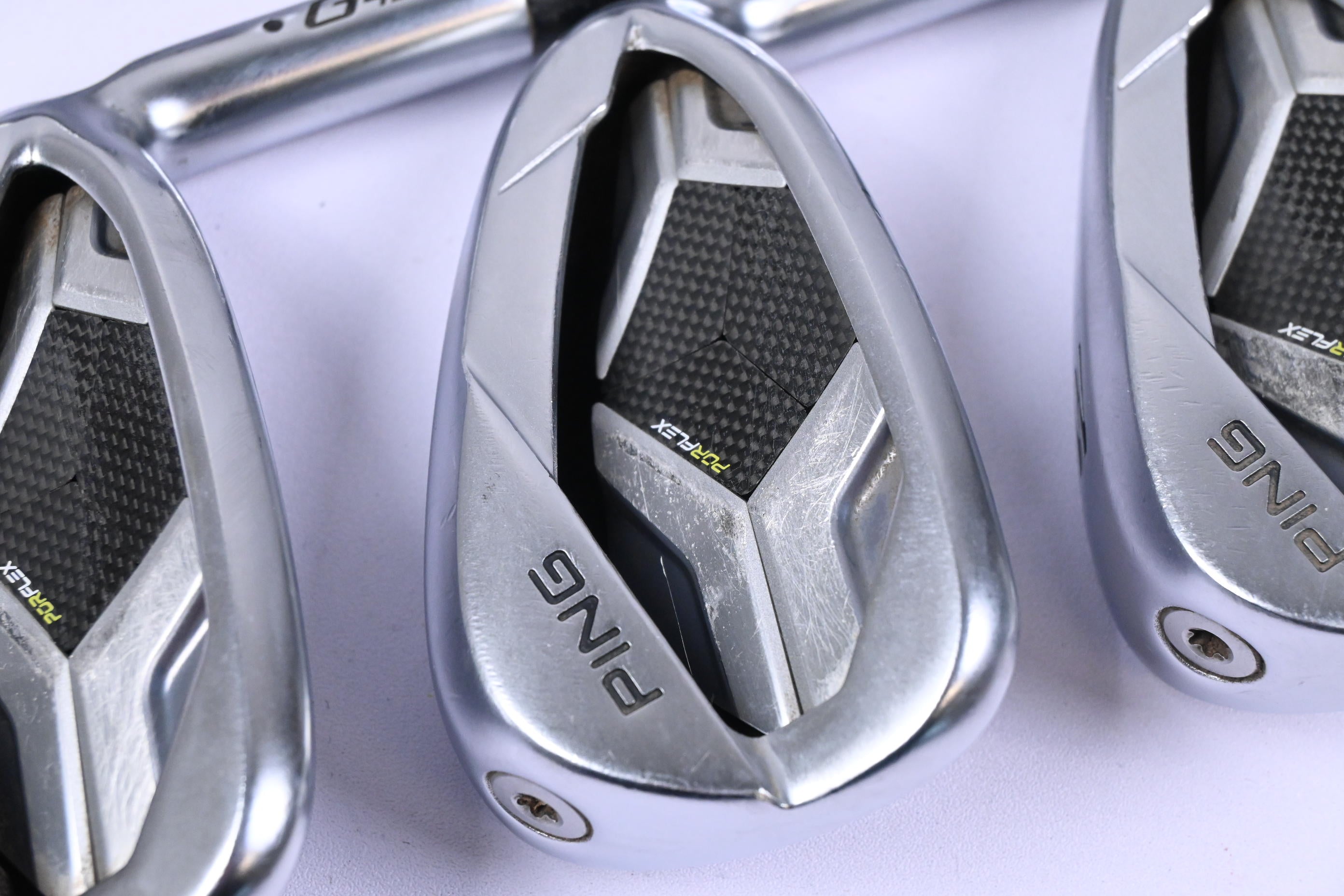 Ping G430 Irons / 5-PW / Black Dot / Regular Flex Ping AWT 2.0 Shafts