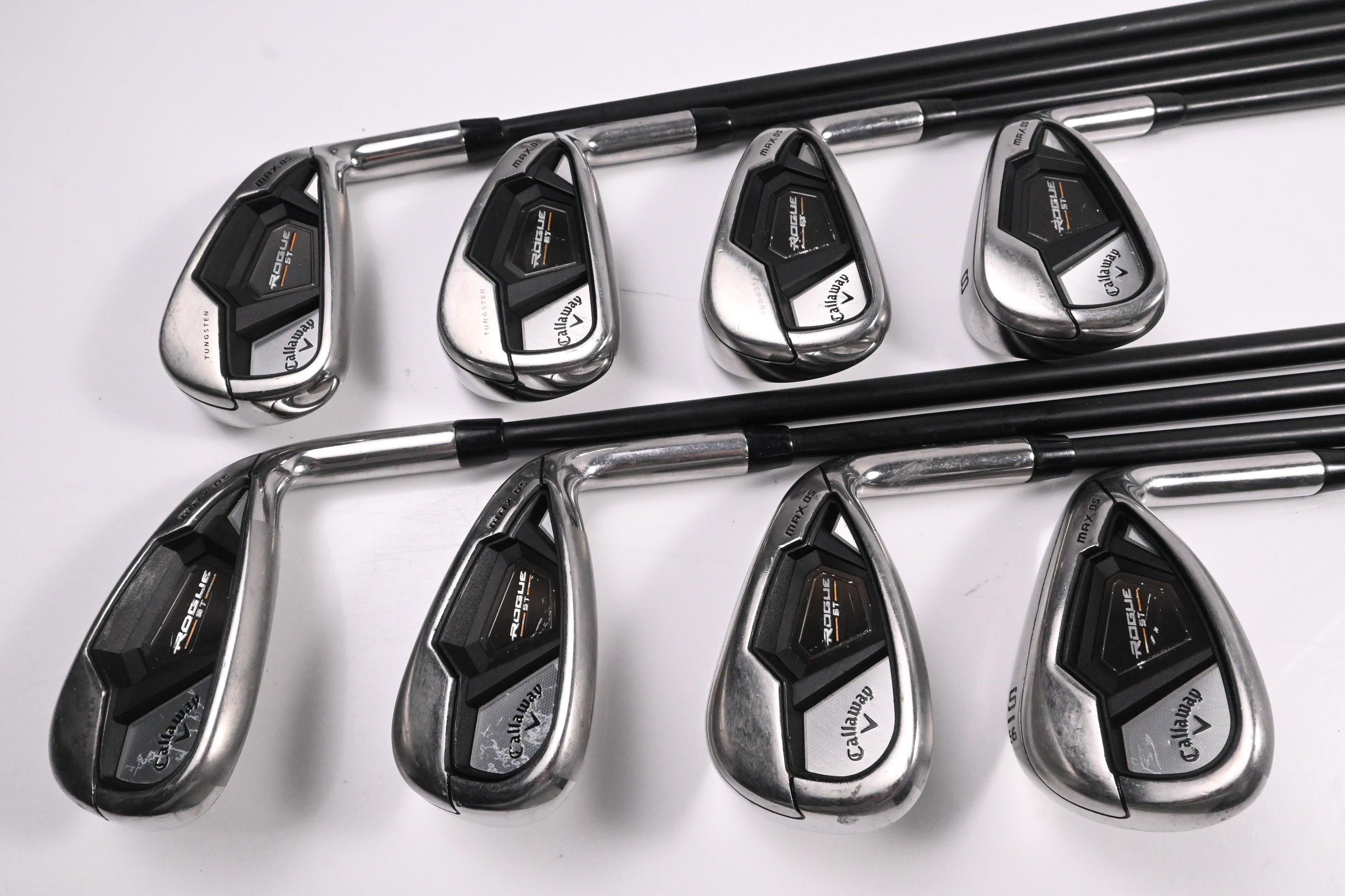 Ladies Callaway Rogue ST Max OS Lite Irons / 5-PW+AW+SW / Ladies Flex Cypher 40
