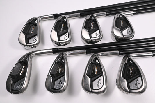 Ladies Callaway Rogue ST Max OS Lite Irons / 5-PW+AW+SW / Ladies Flex Cypher 40