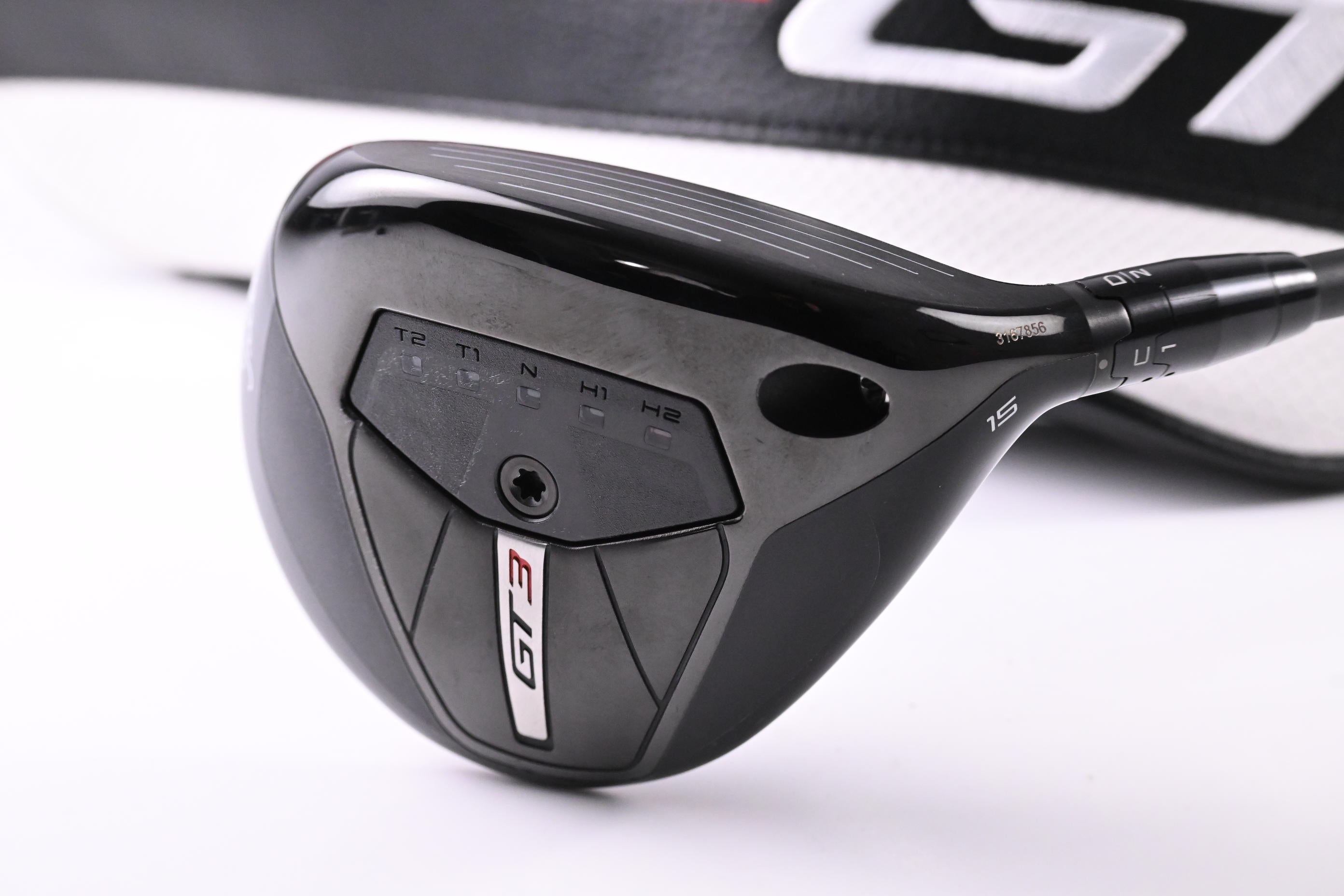 Titleist GT3 #3 Wood / 15 Degree / Stiff Flex HZRDUS Gen5 Black 70 Shaft