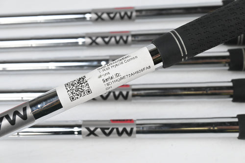 Cobra T-Rail Hybrid Combo Irons / 6-PW+SW / Regular Flex KBS MAX 85 Shafts
