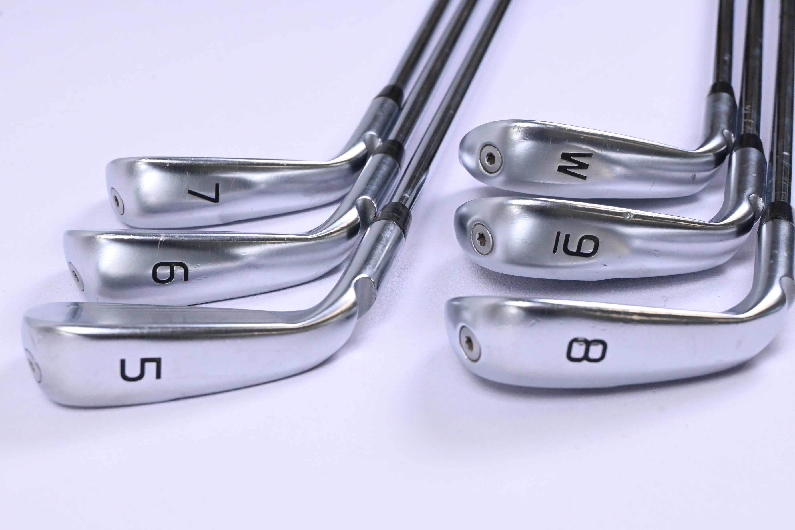 Ping G430 Irons / 5-PW / Black Dot / Regular Flex Ping AWT 2.0 Shafts
