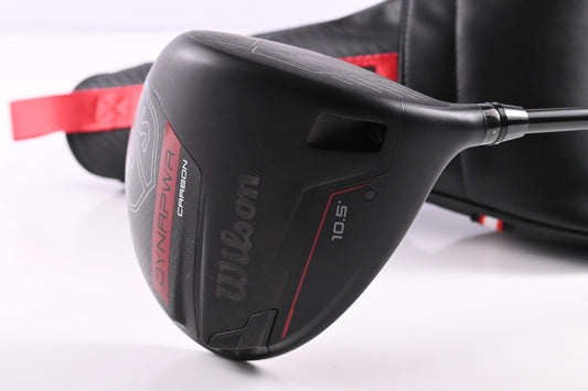 Wilson Dynapower Carbon 2023 Driver / 10.5 Degree / Stiff Flex HZRDUS Smoke Red