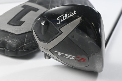 Titleist TS3 Driver / 9.5 Degree / Stiff Flex HZRDUS Smoke Black RDX 60 Shaft