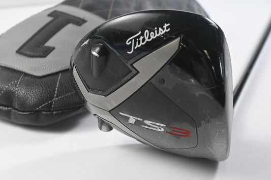 Titleist TS3 Driver / 9.5 Degree / Stiff Flex HZRDUS Smoke Black RDX 60 Shaft