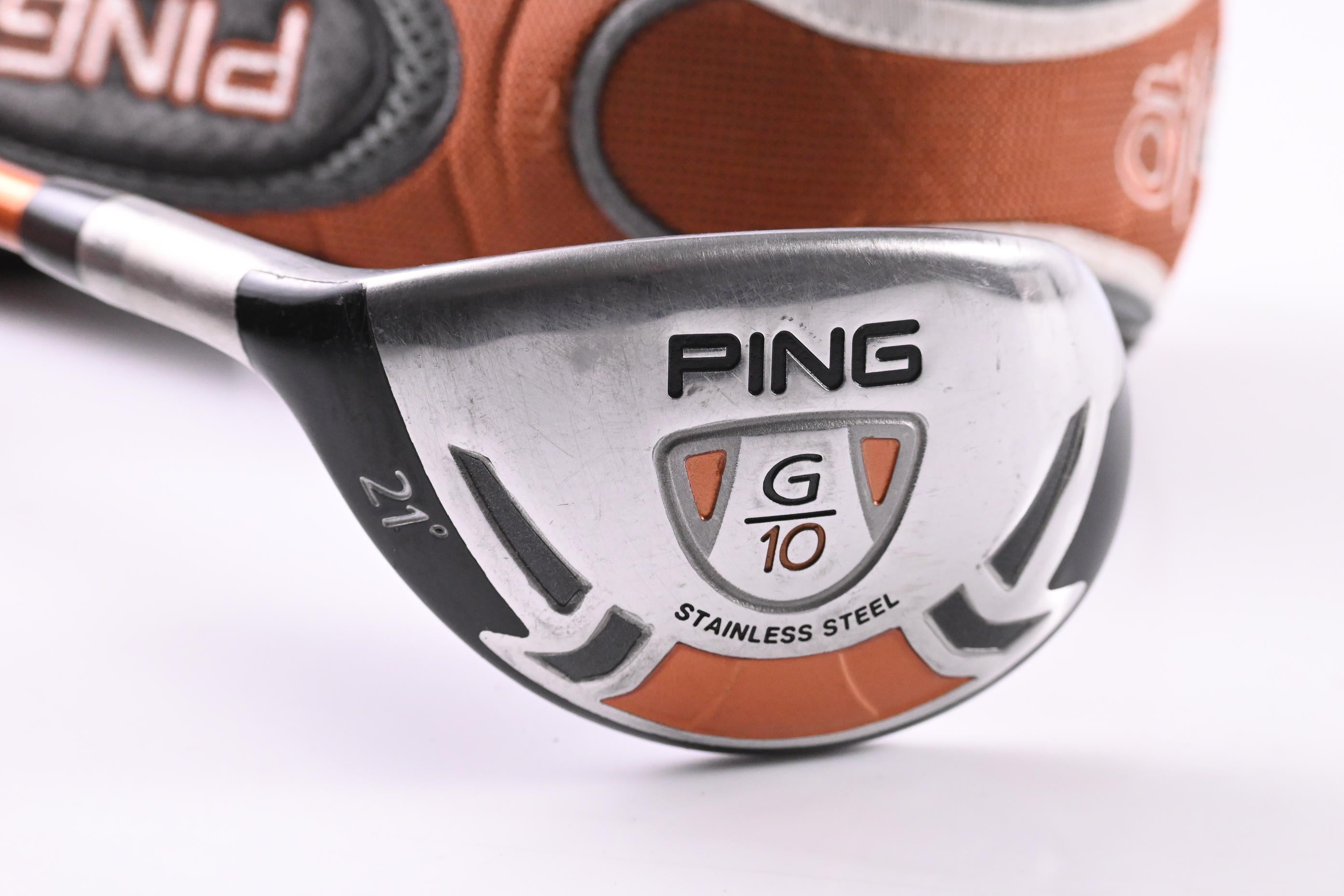 Left Hand Ping G10 #3 Hybrid / 21 Degree / Stiff Flex Ping TFC 129 Shaft